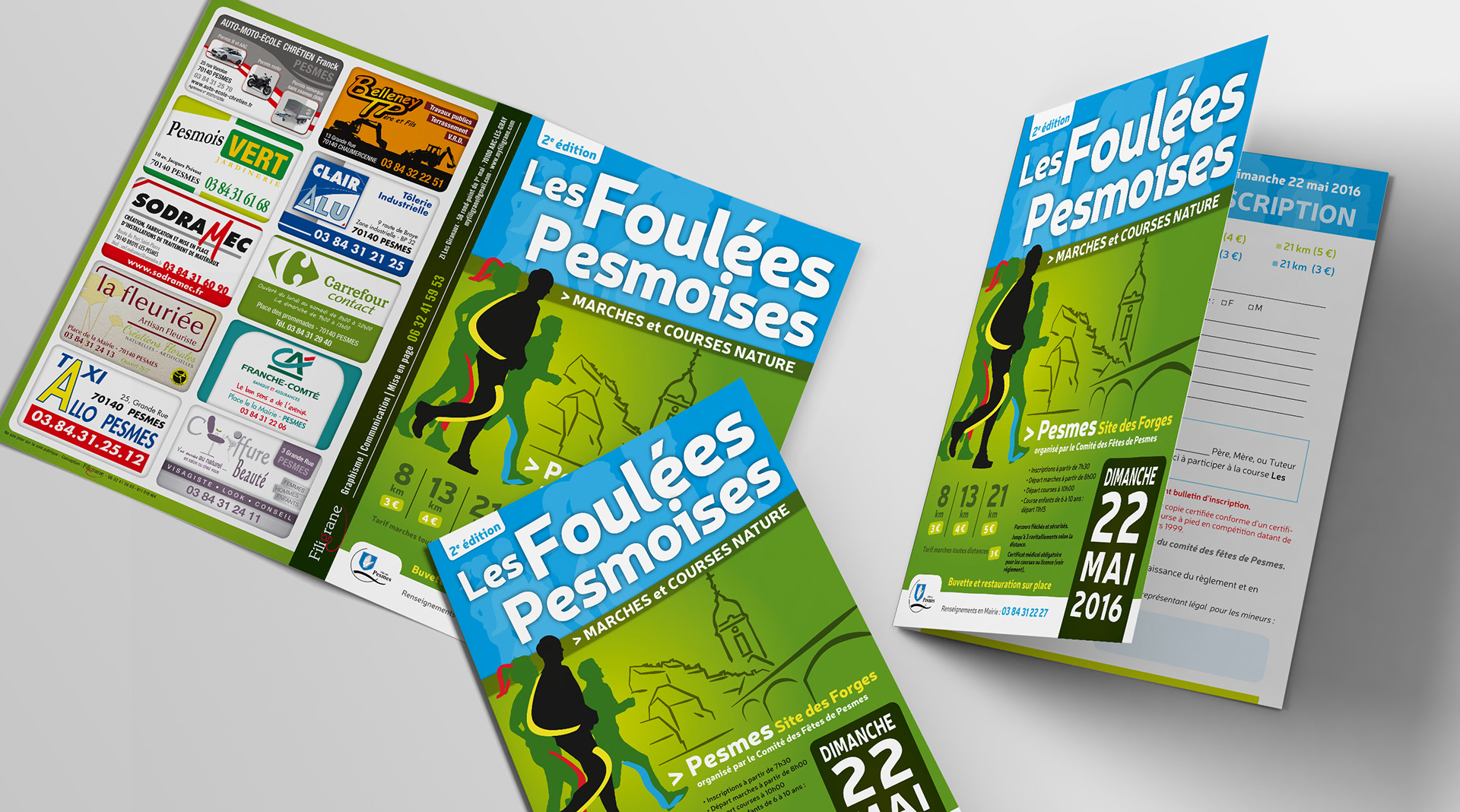 Dépliant Les Foulées Pesmoises