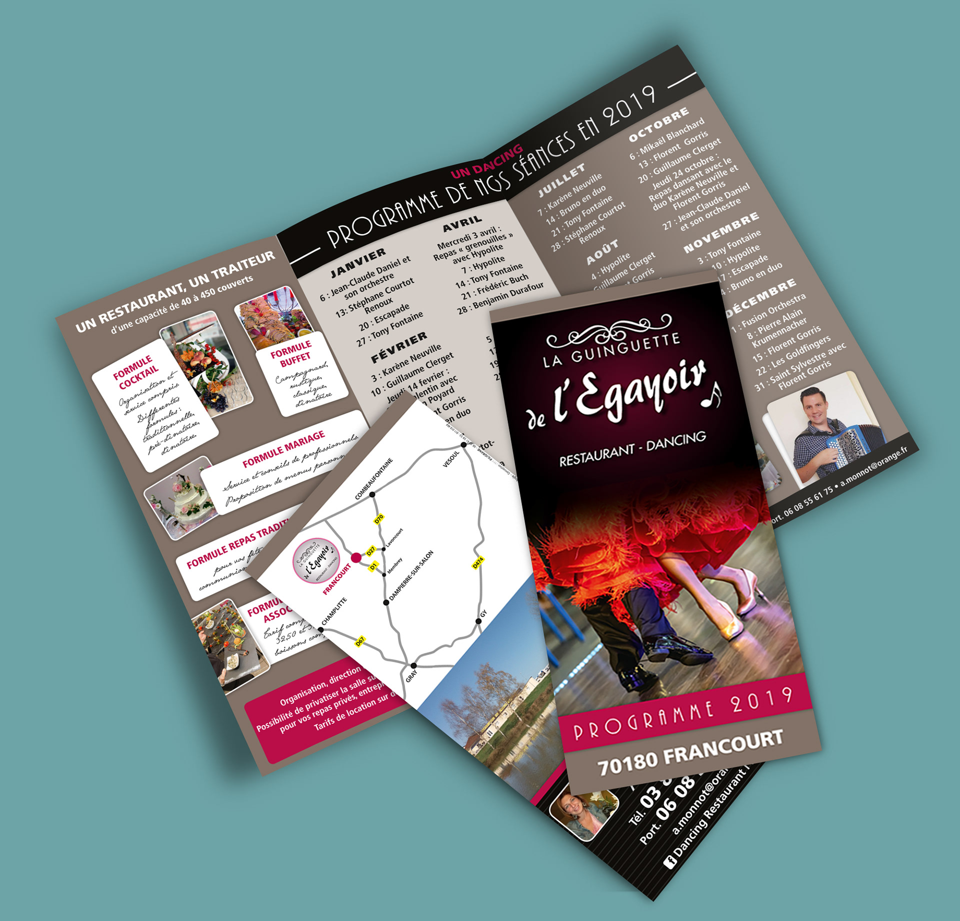 Programme Guinguette de l'Egayoir.