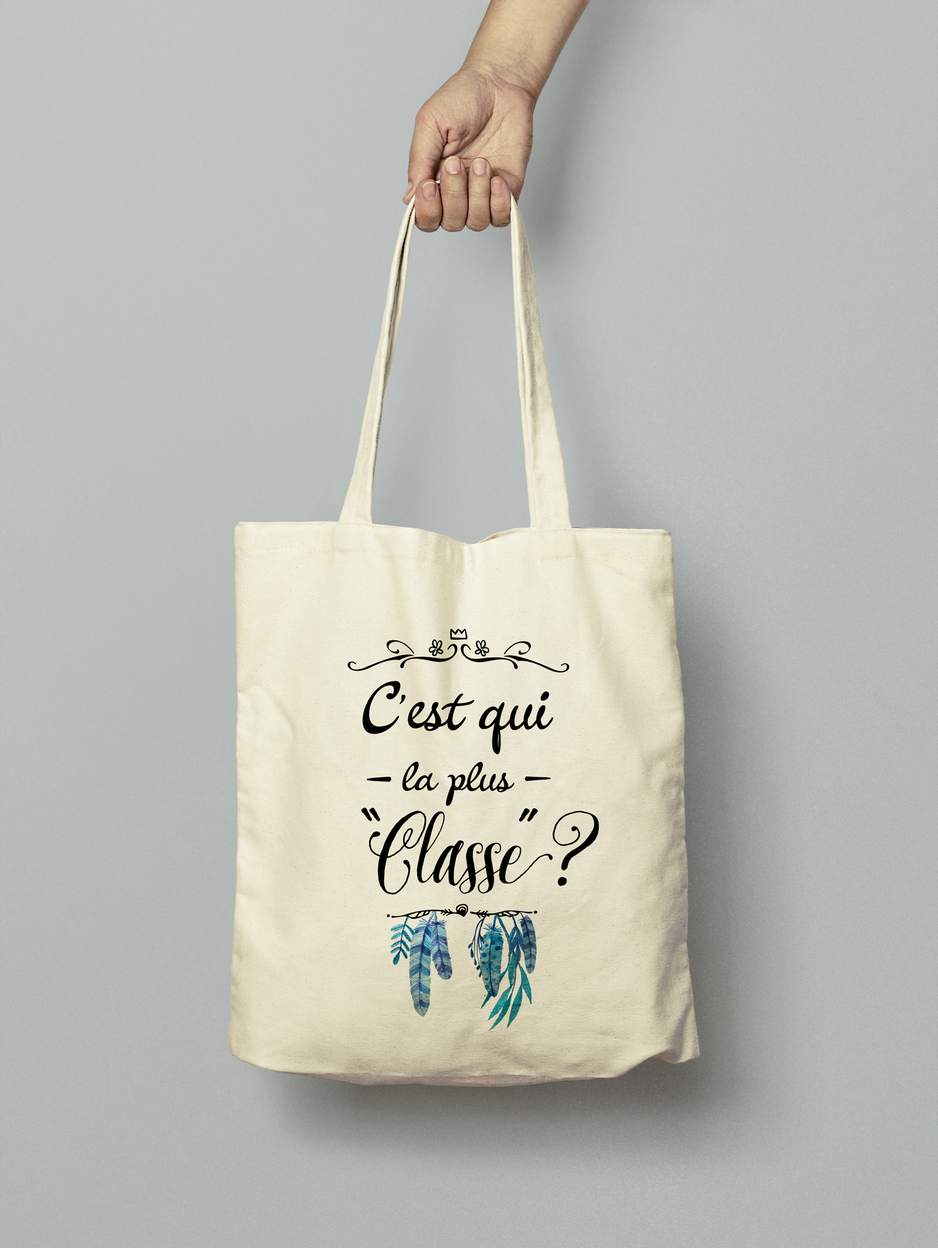 Totebag "C'est qui la plus classe ?"
