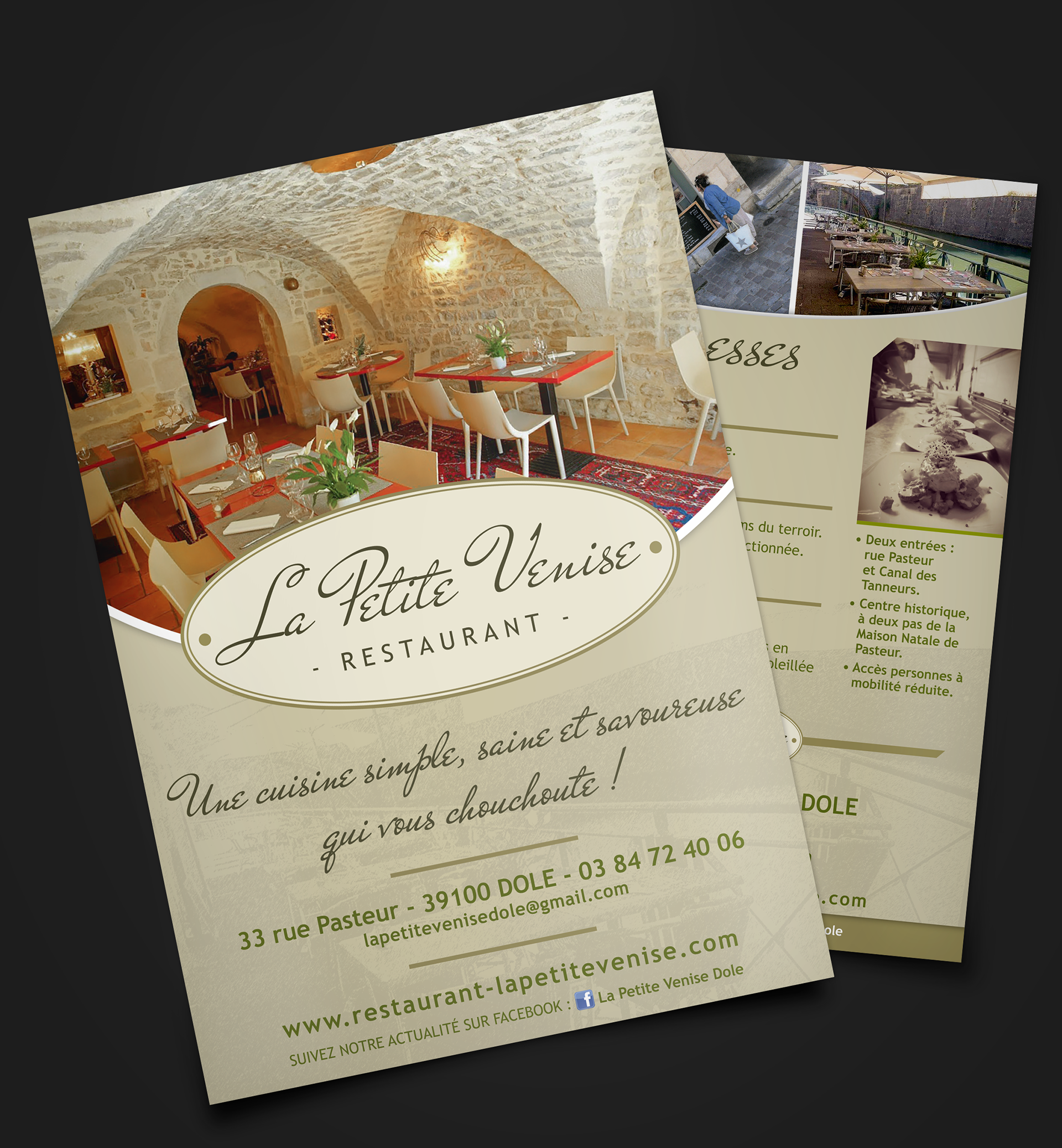 Flyer (tract) La Petite Venise - Dole.