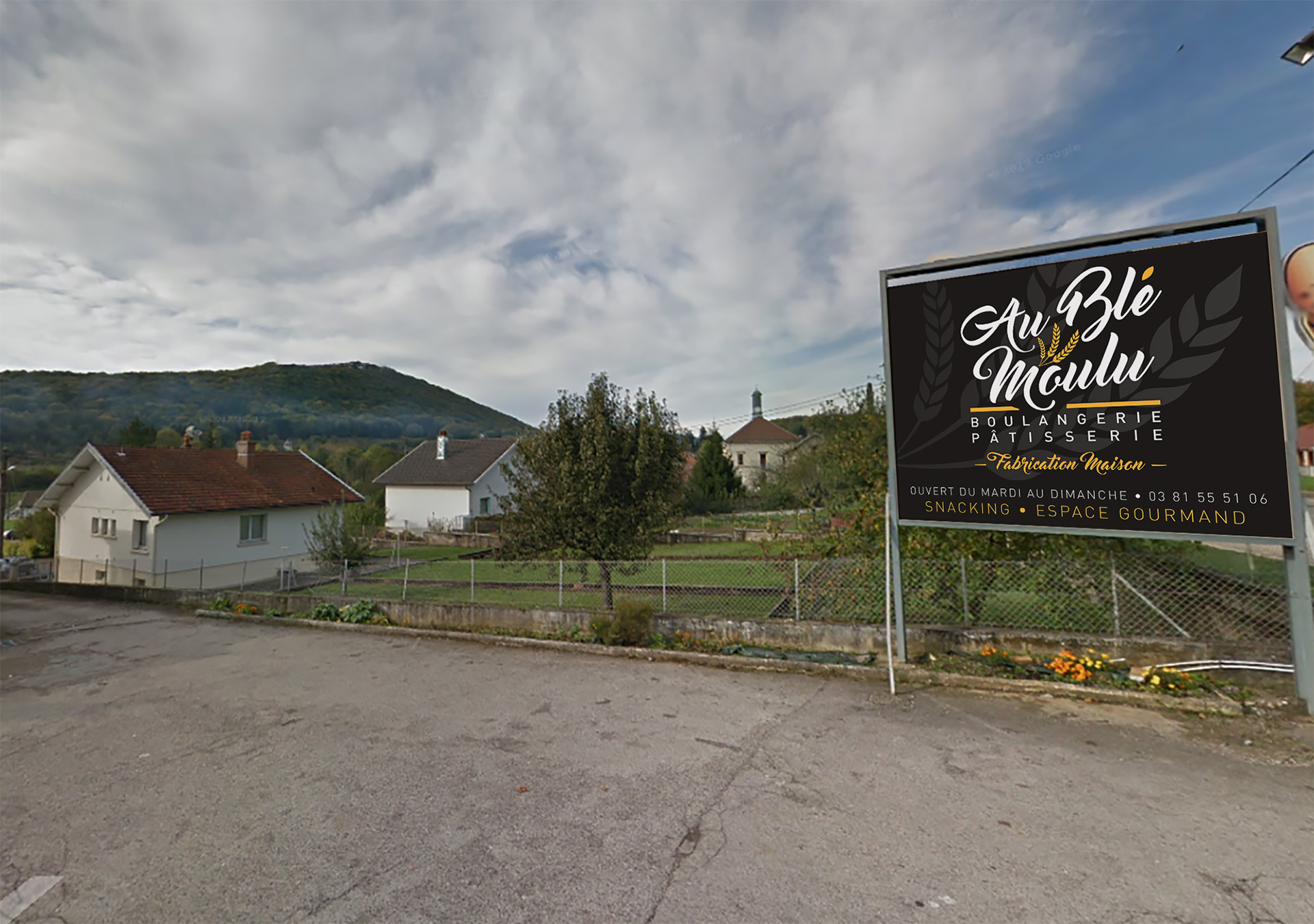 Signalétique Au Blé Moulu.