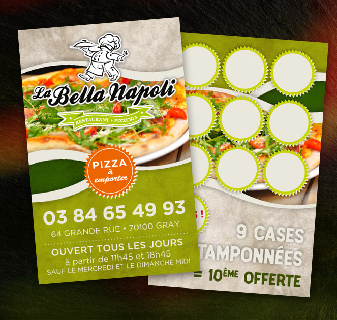 Carte de fidélité La Bella Napoli