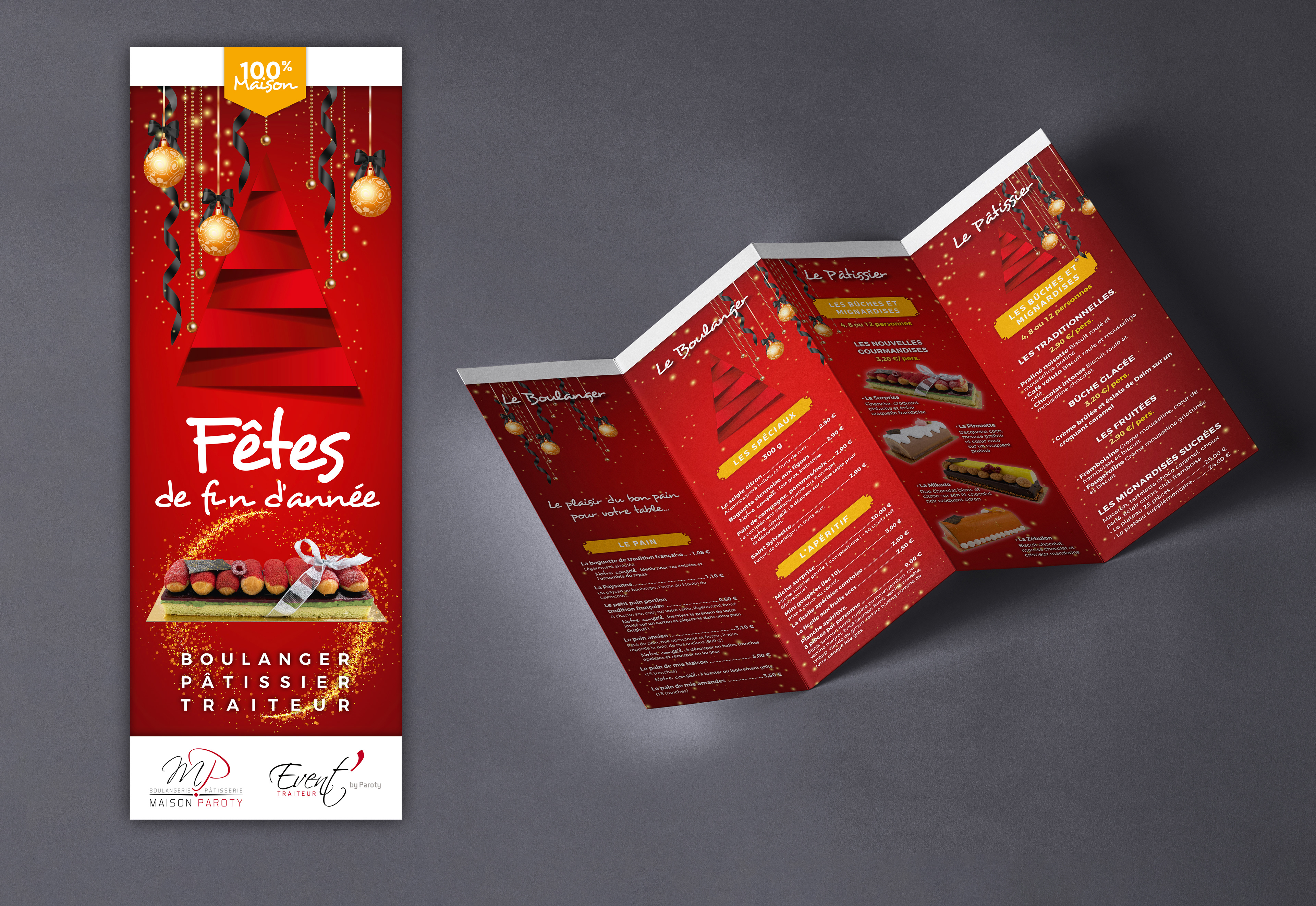 Dépliant Fêtes de fin d'année Maison Paroty