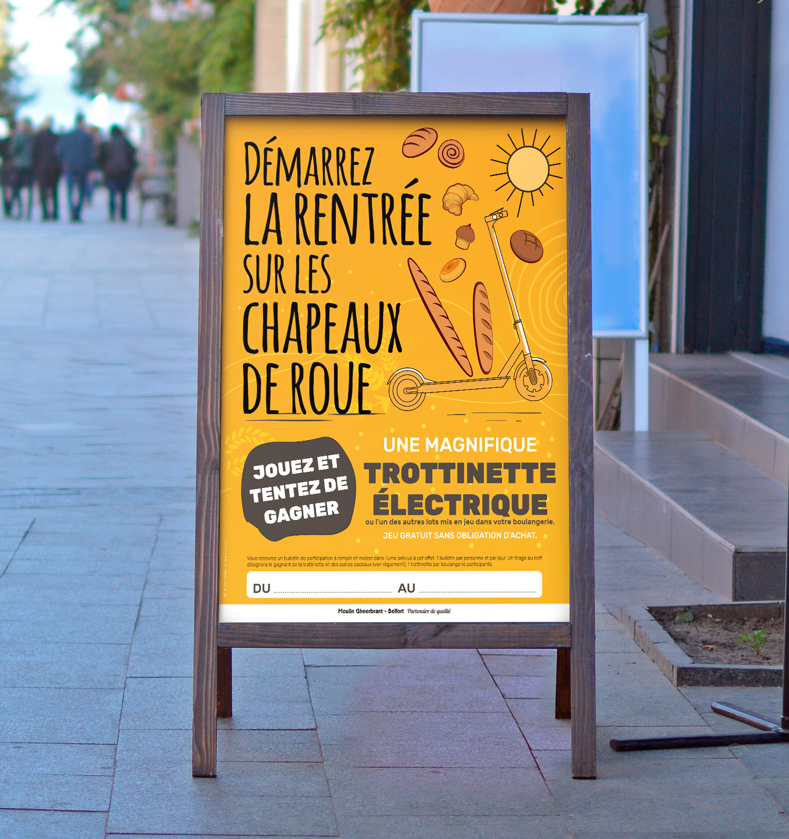 Affiche Opération rentrée - Moulin Gheerbrant.