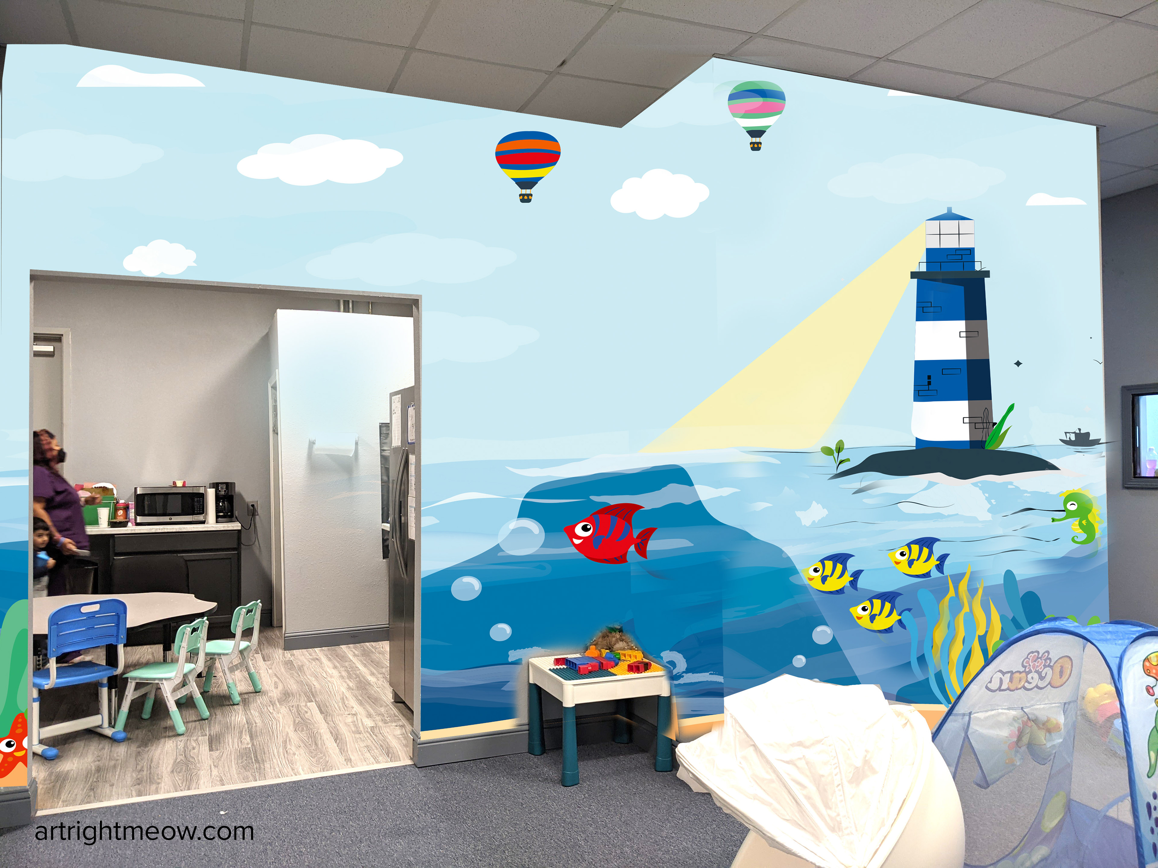 wall mock up