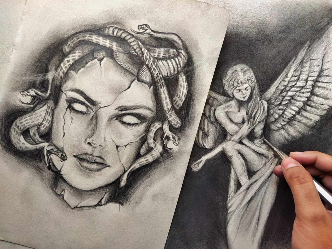Darker Days and Muted Grays | Charcoal rendering