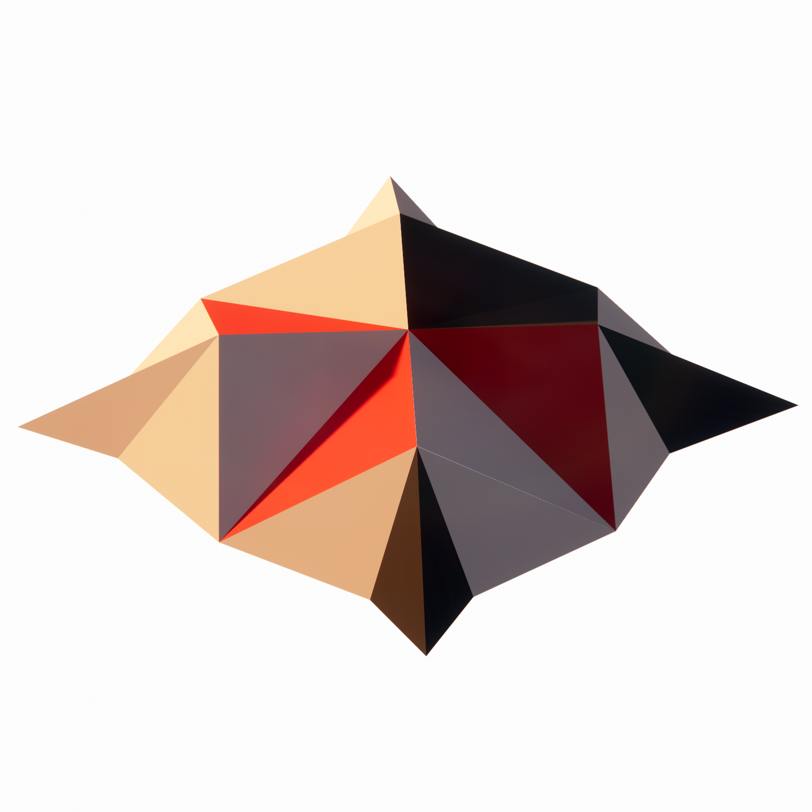 Origami Roof Concept Physical Model
