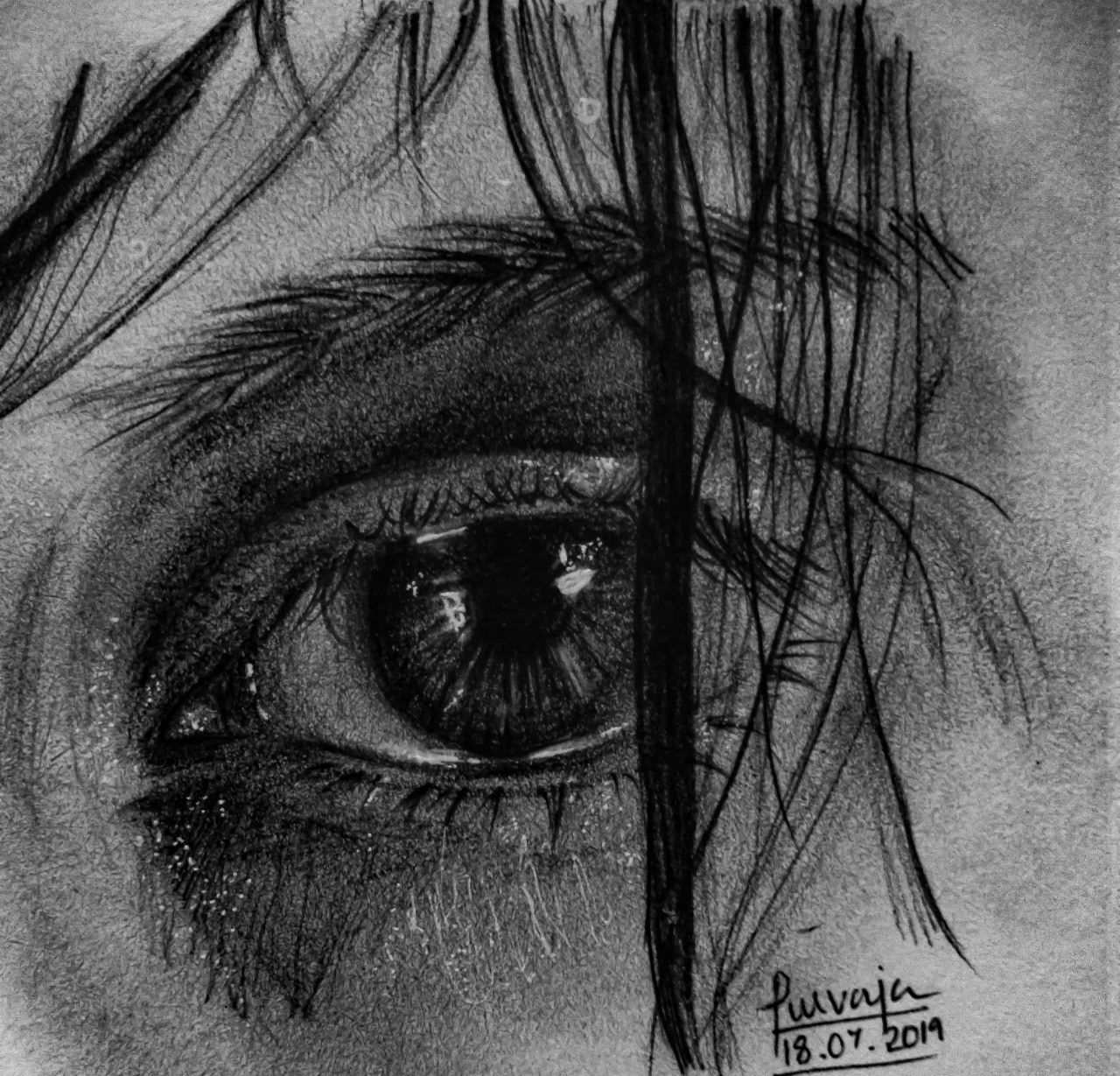 Stare | Pencil Sketch