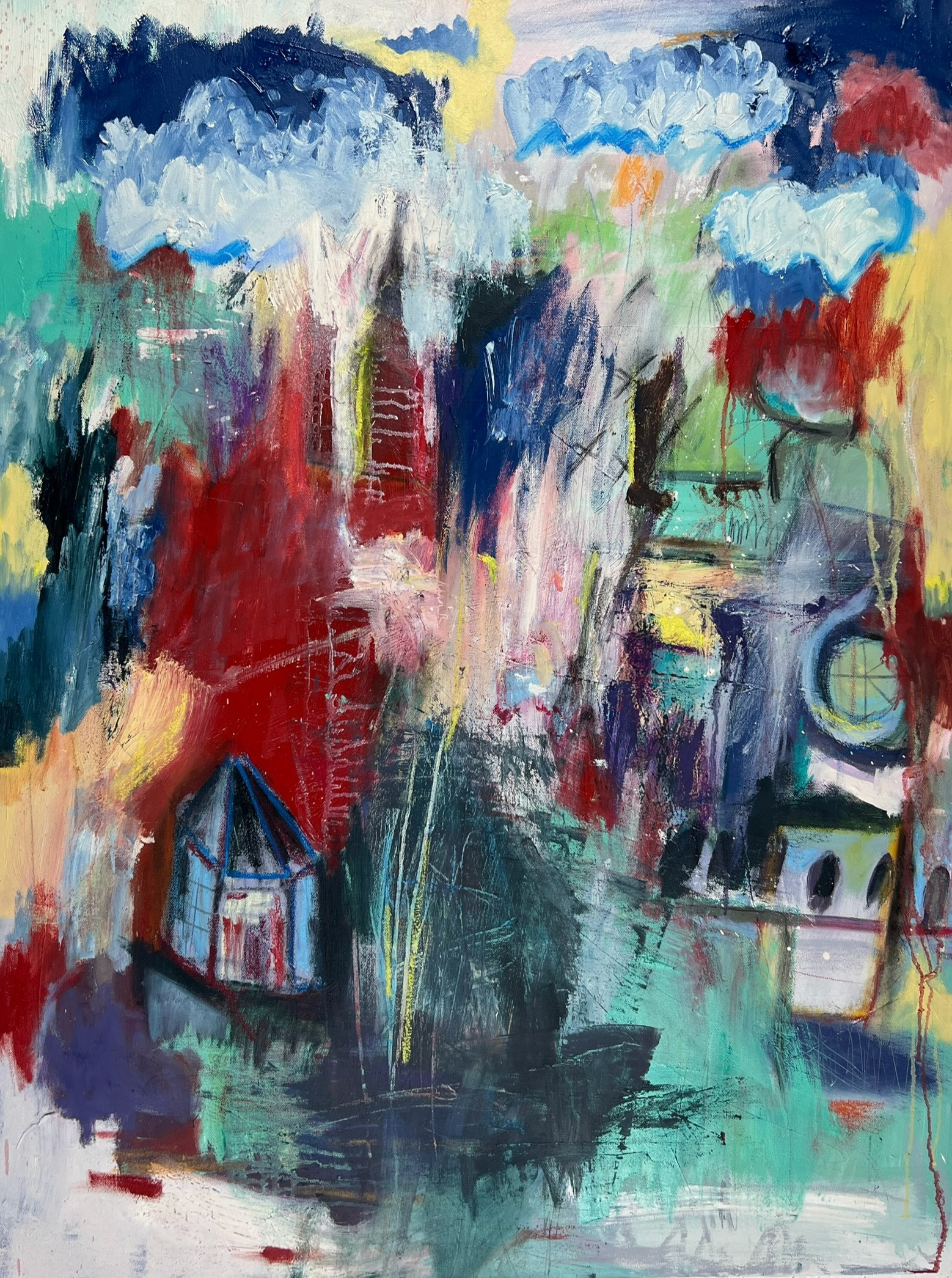 Time Isn’t Like it Used to Be • oil on canvas • 40" x 30" • 2024