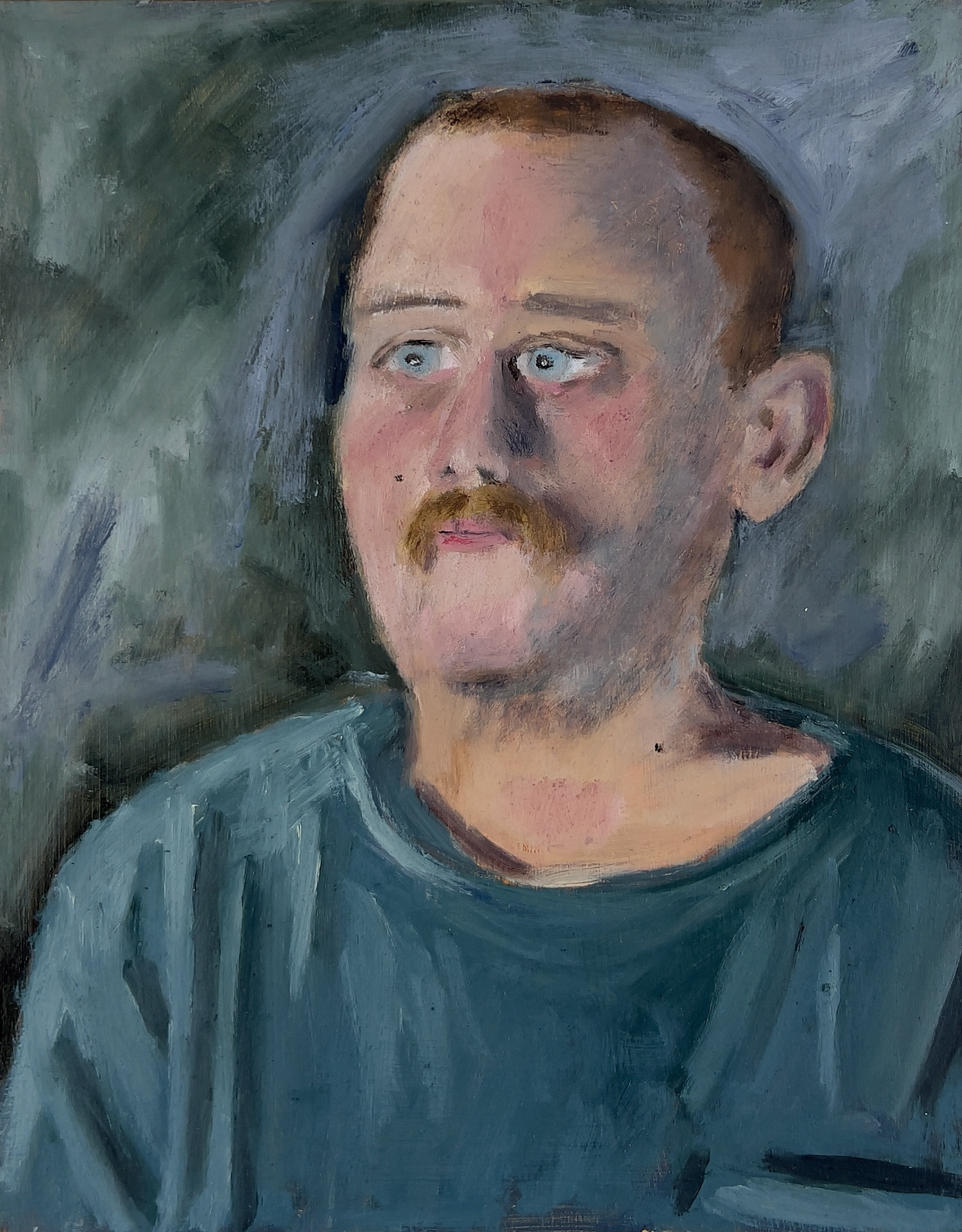 Calm, Cool, and Calm • oil on panel • 2023