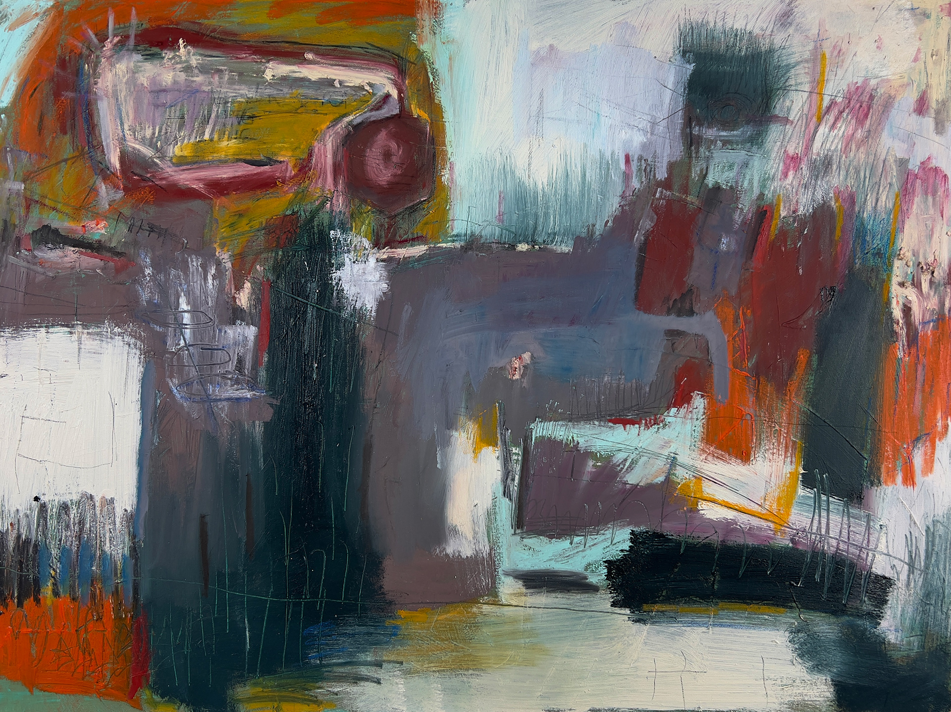 Just Do It Anyways • oil on canvas • 30" x 40" • 2024