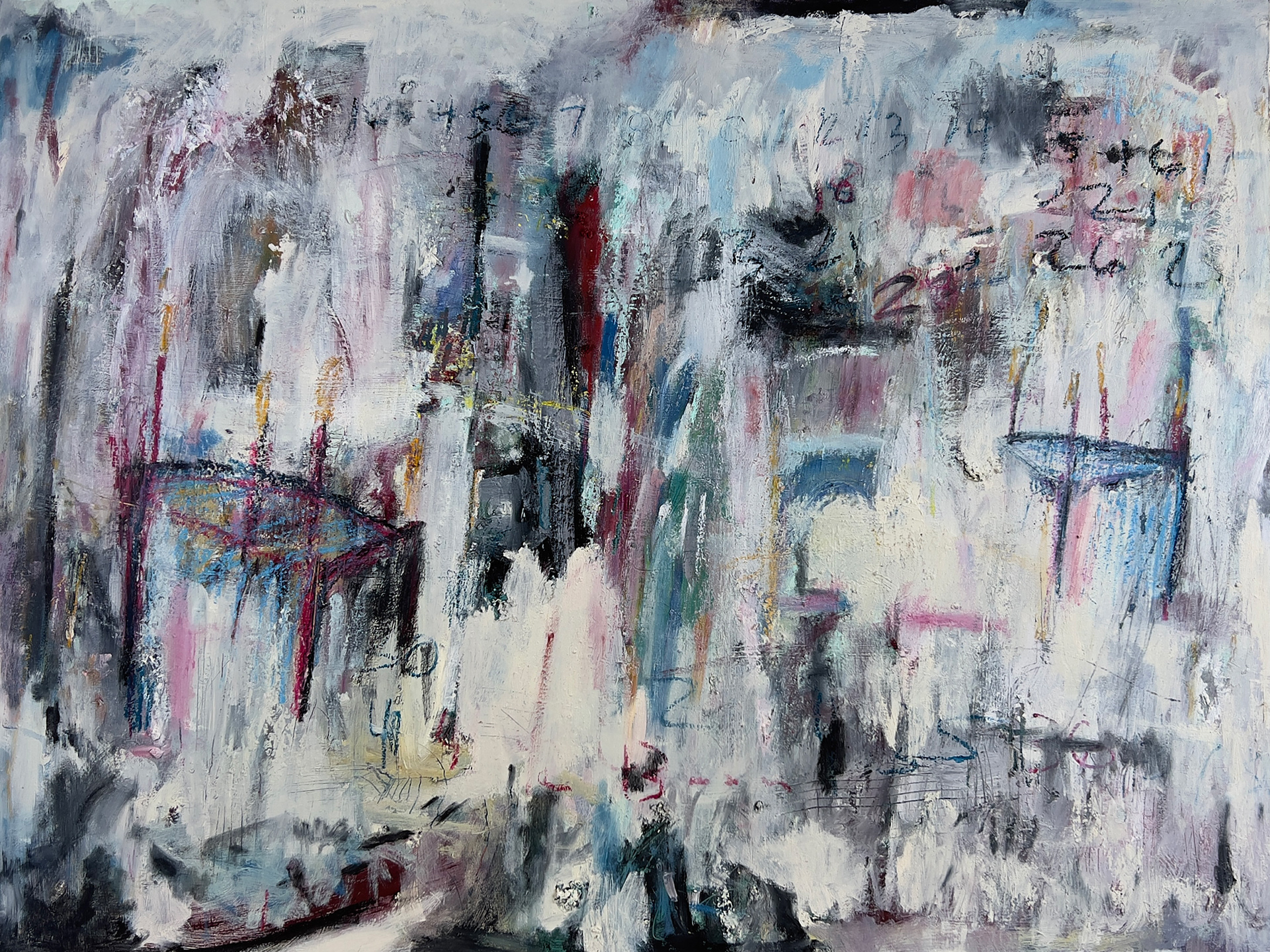 Don't Forget to Sing Along • oil on panel • 36" x 48" • 2024