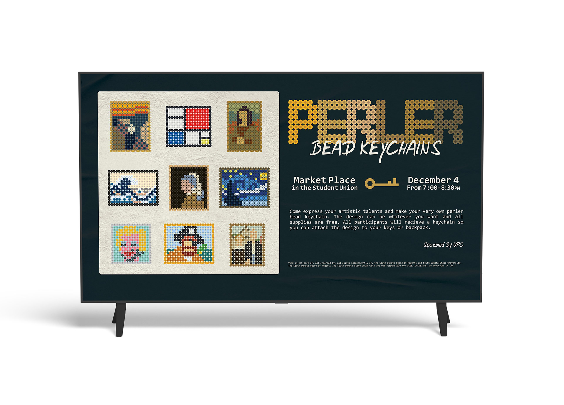 Perler Beads Horizontal Digital Ad