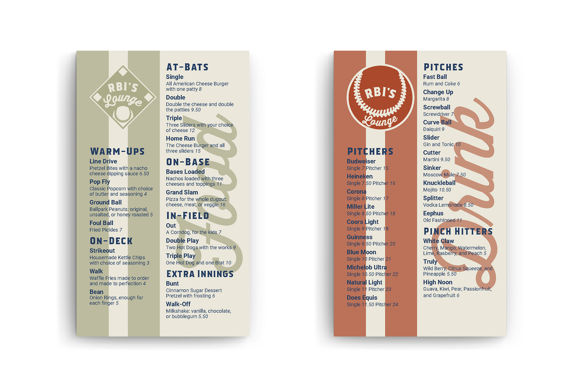 RBI's Menu