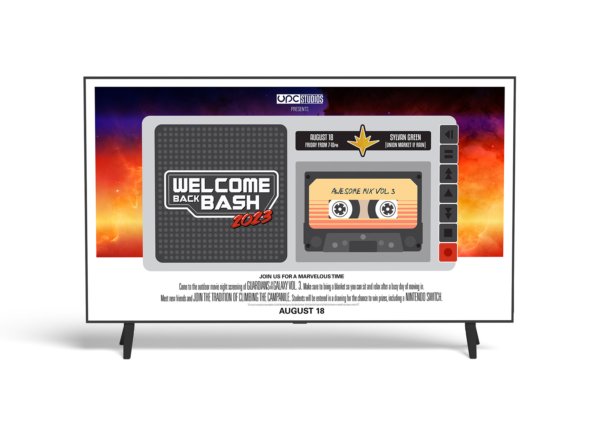 Welcome Back Horizontal Digital Ad