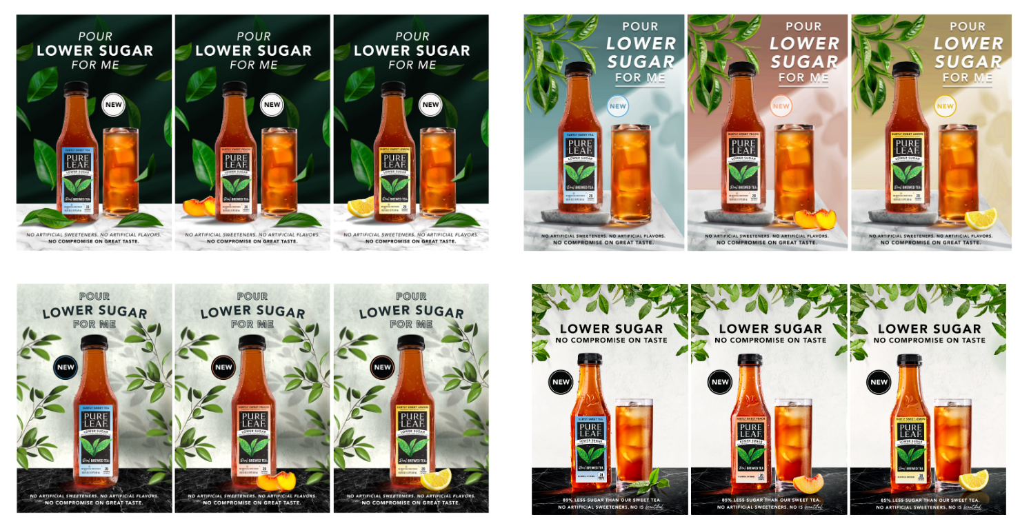 Katie Bishop-Schaffer Portfolio - Pure Leaf Lower Sugar 360 Campaign