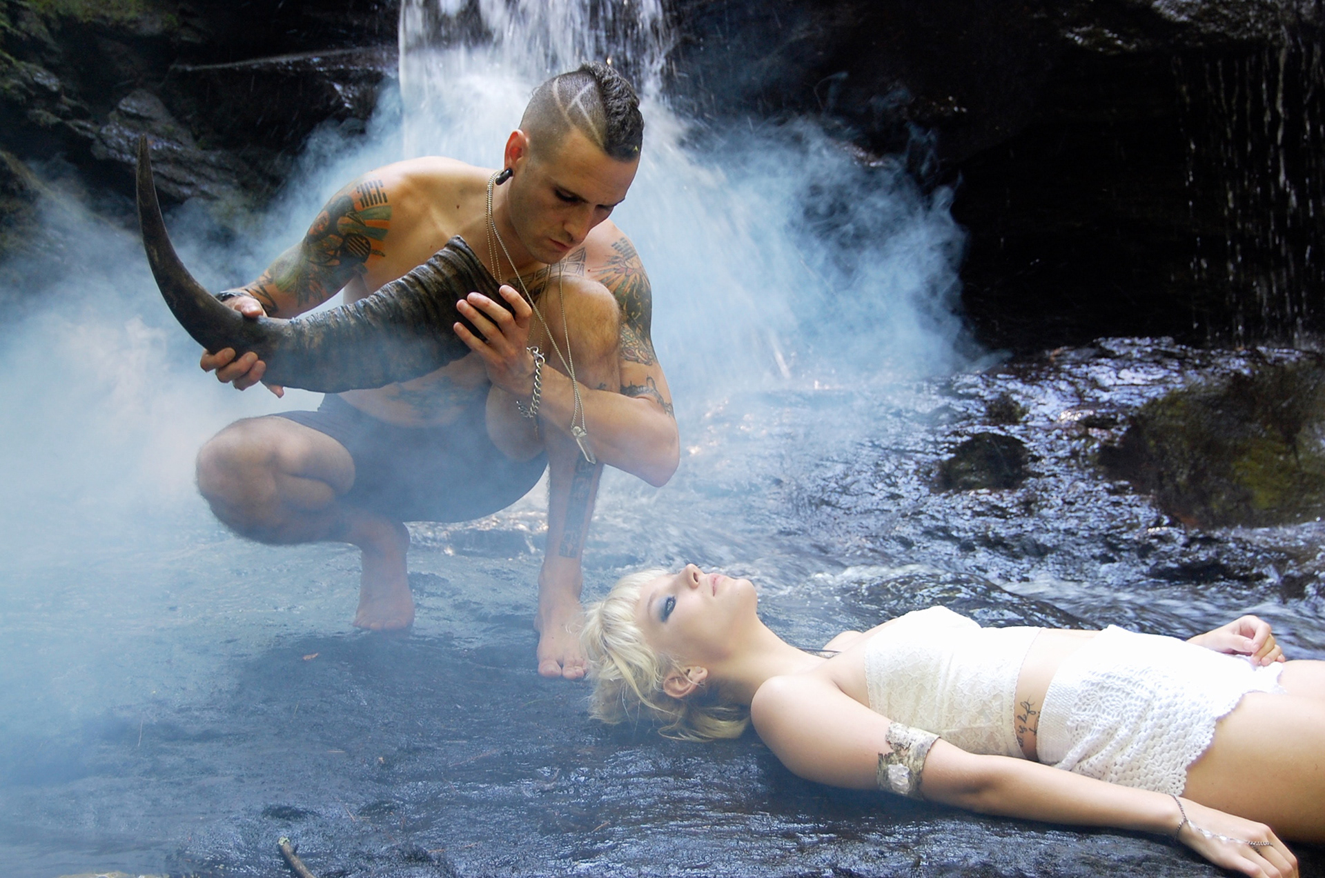 Creative Visionnaire: Bob Packert, Model: Jimmy Trapella & Anna Mills, Hair Stylist: Liz Kidder, Makeup Artist: Teague Vivolo, Styling: Silvana Costa, Jewelry: Magdalena Stokalska & Wicked Peacock