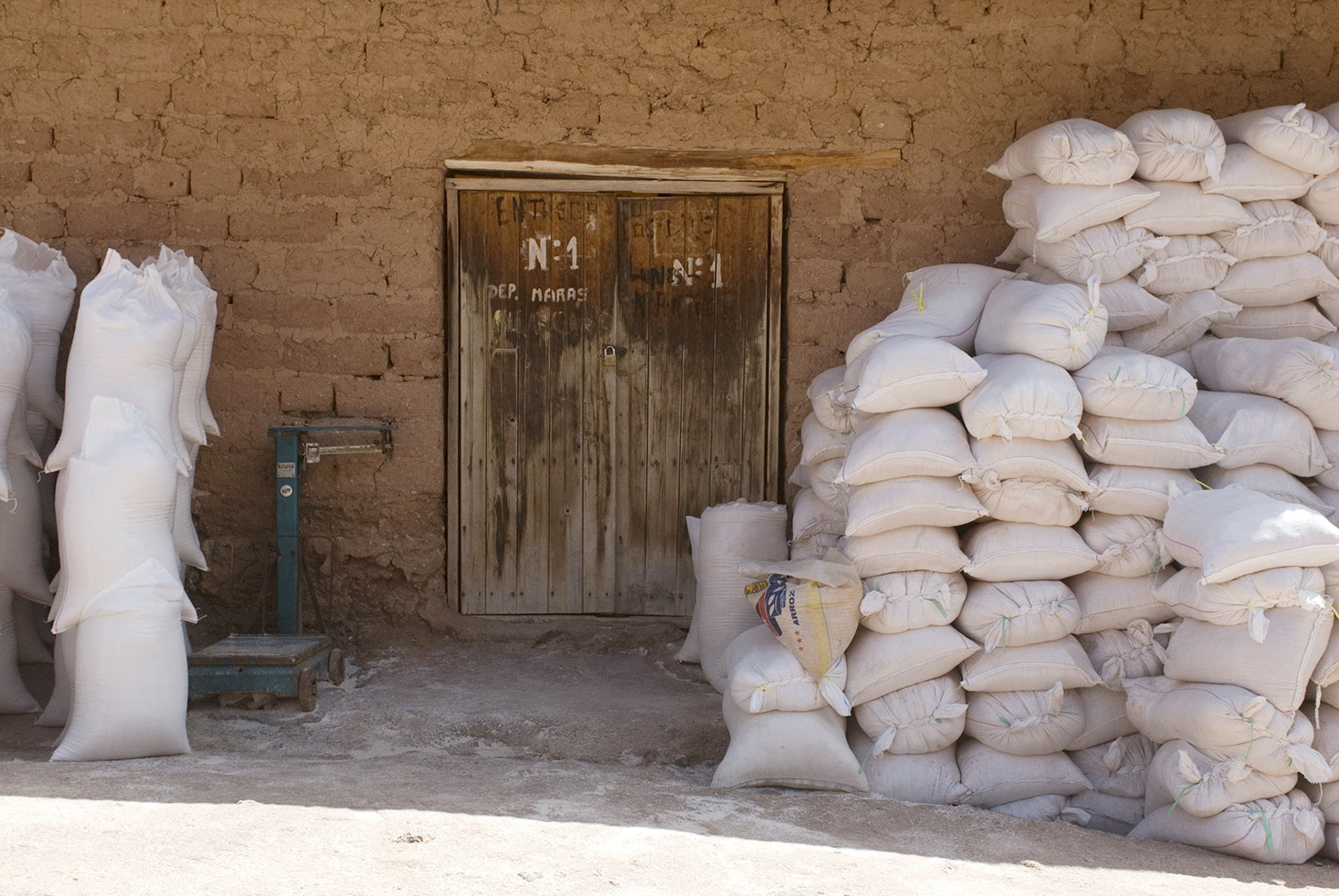 Salt Sacks, Cuzco Peru