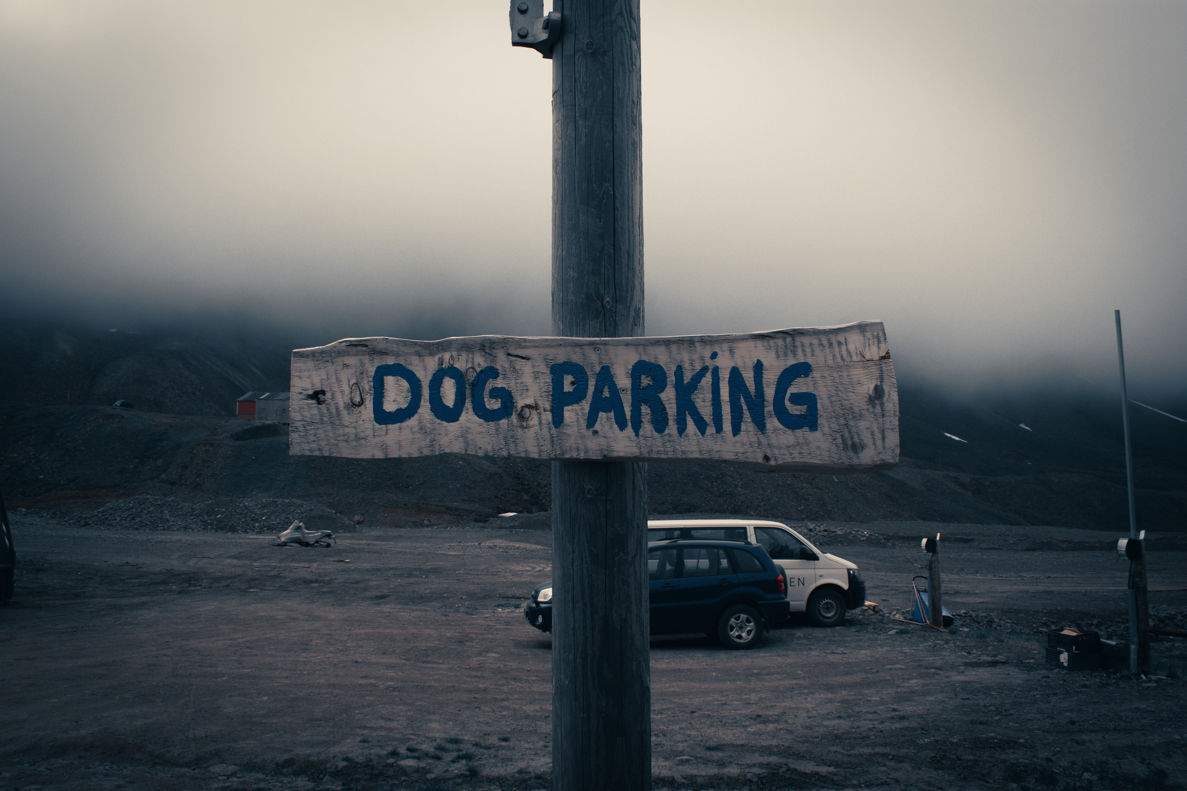 Dog Parking, Longyearbyen, Svalbard