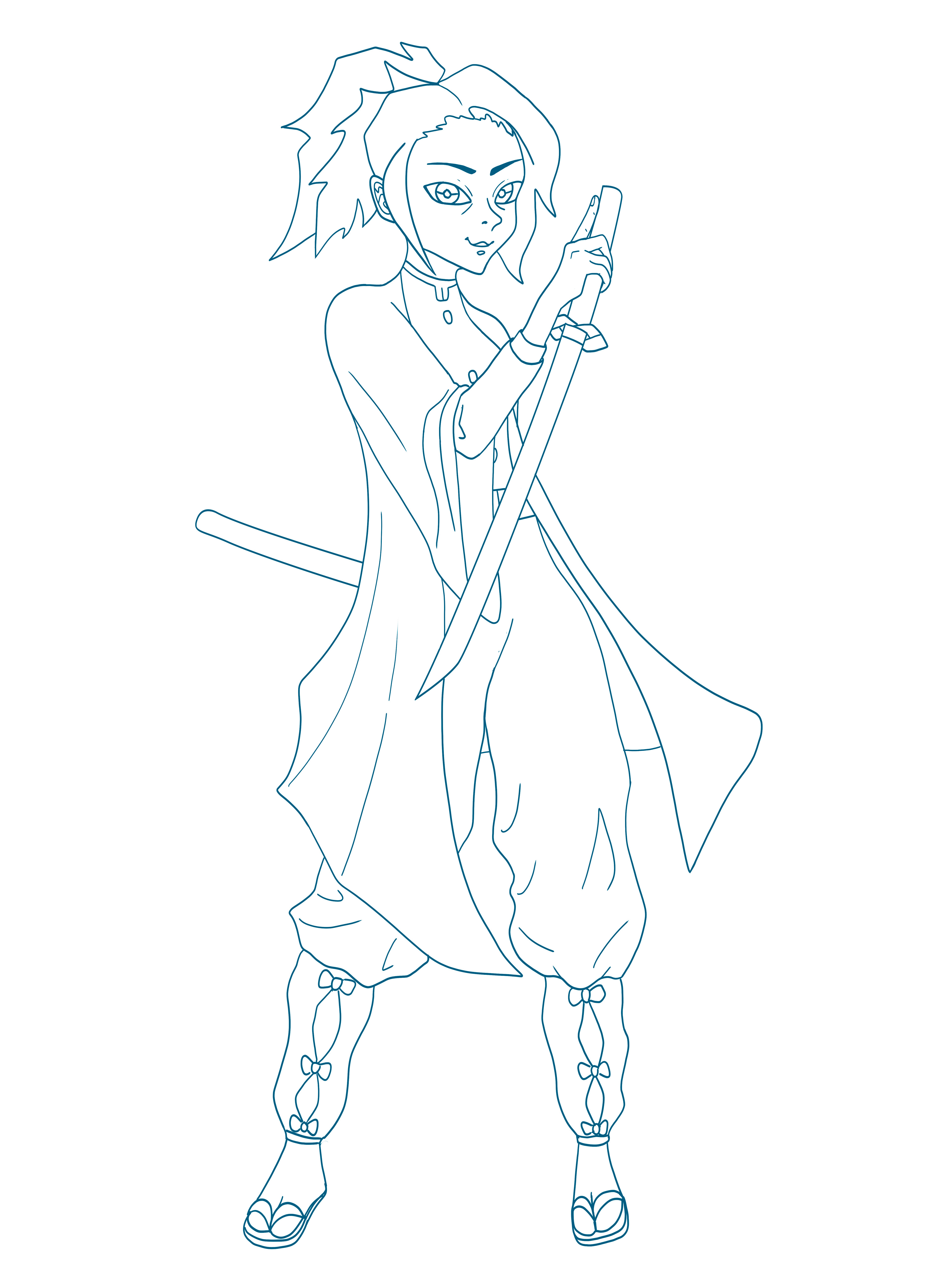 Demon Slayer character design 1