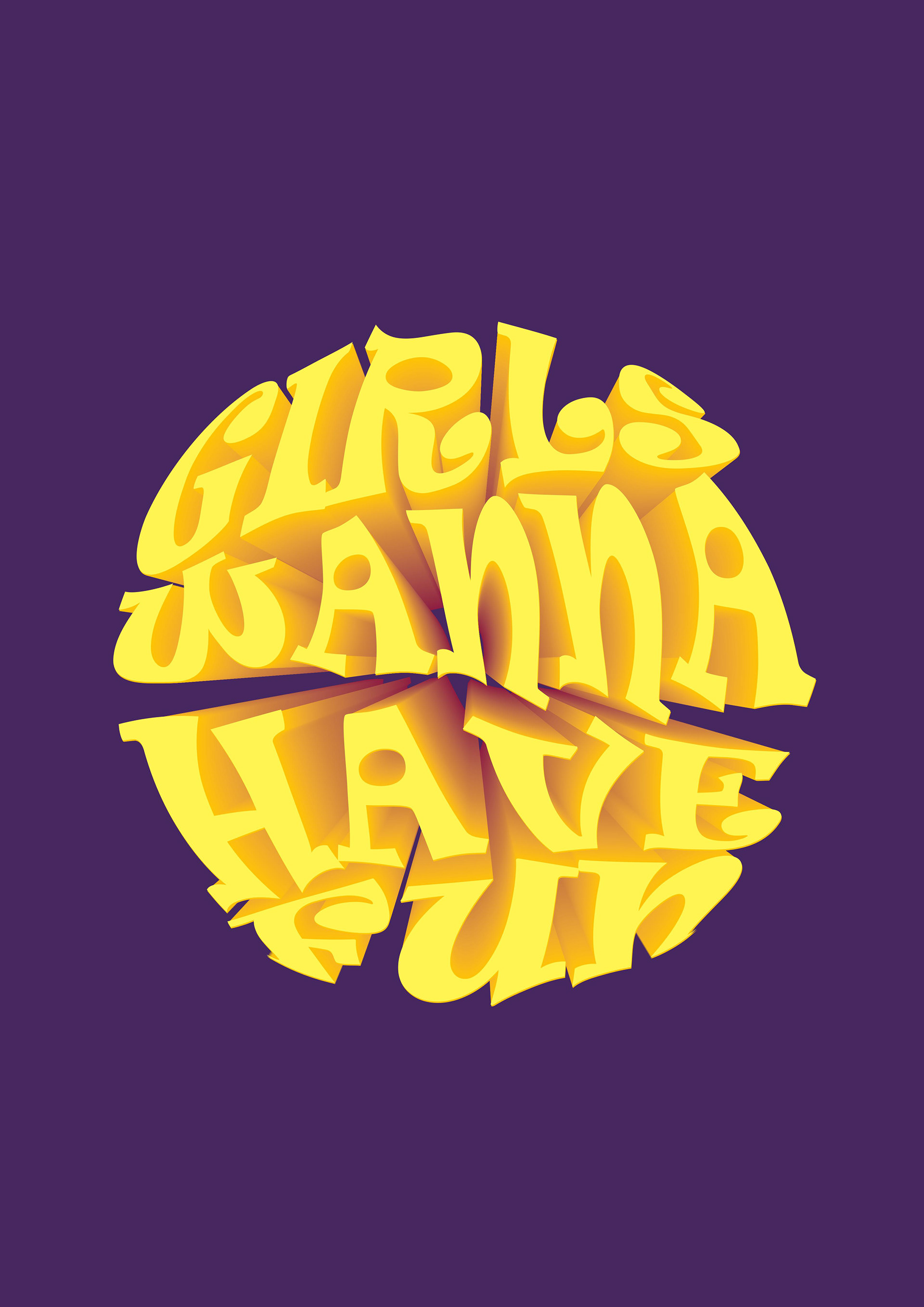 'Girls Wanna Have Fun' poster