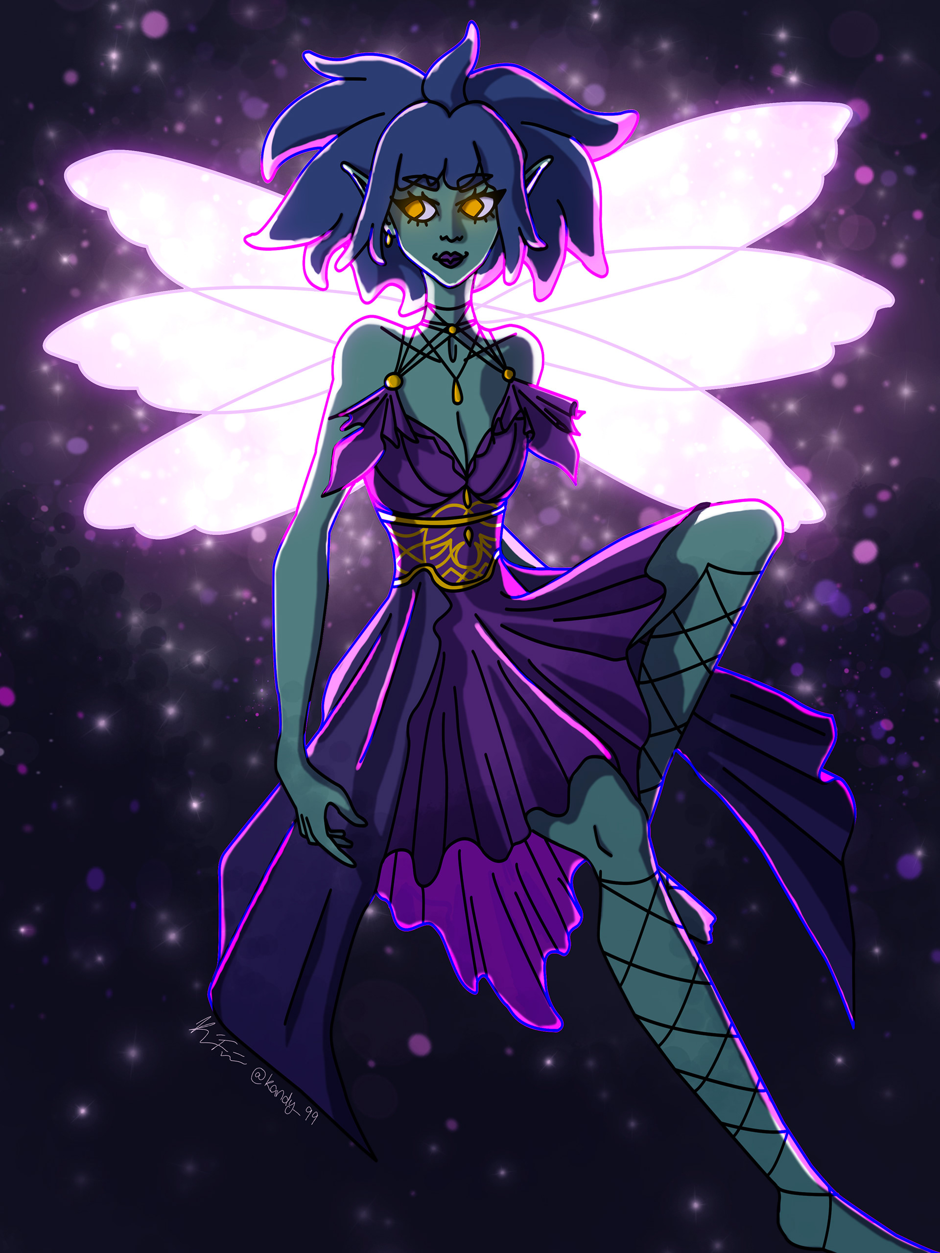 'Deep Forest Fairy', lighting/illumination practice