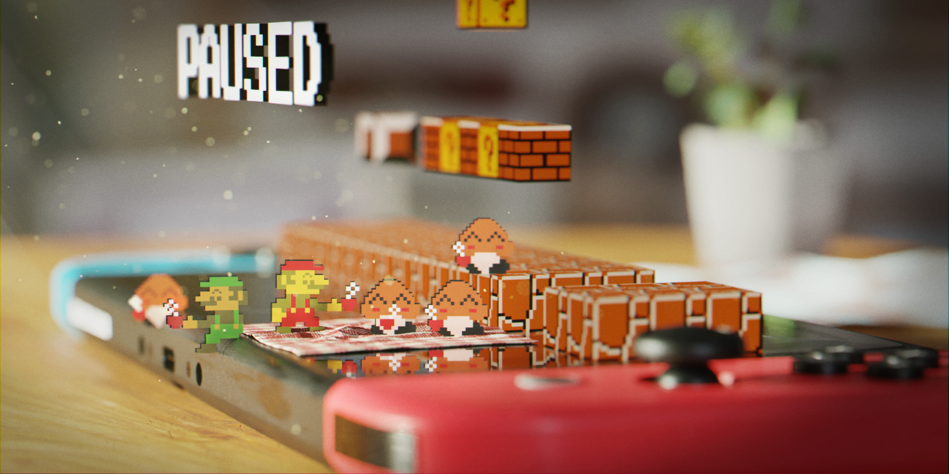 Miniature - Mario's Deserved Break