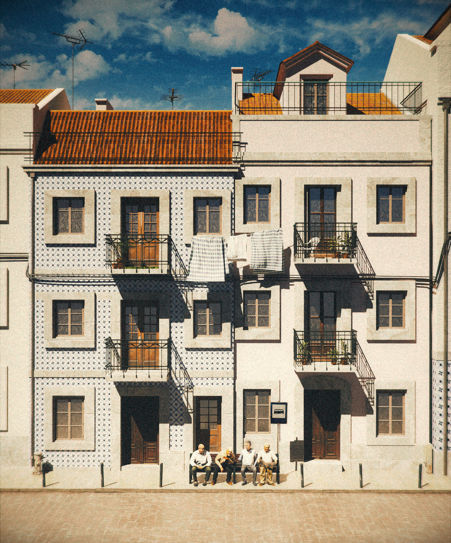 Bus Stop - Les Quadriplettes de Lisbonne