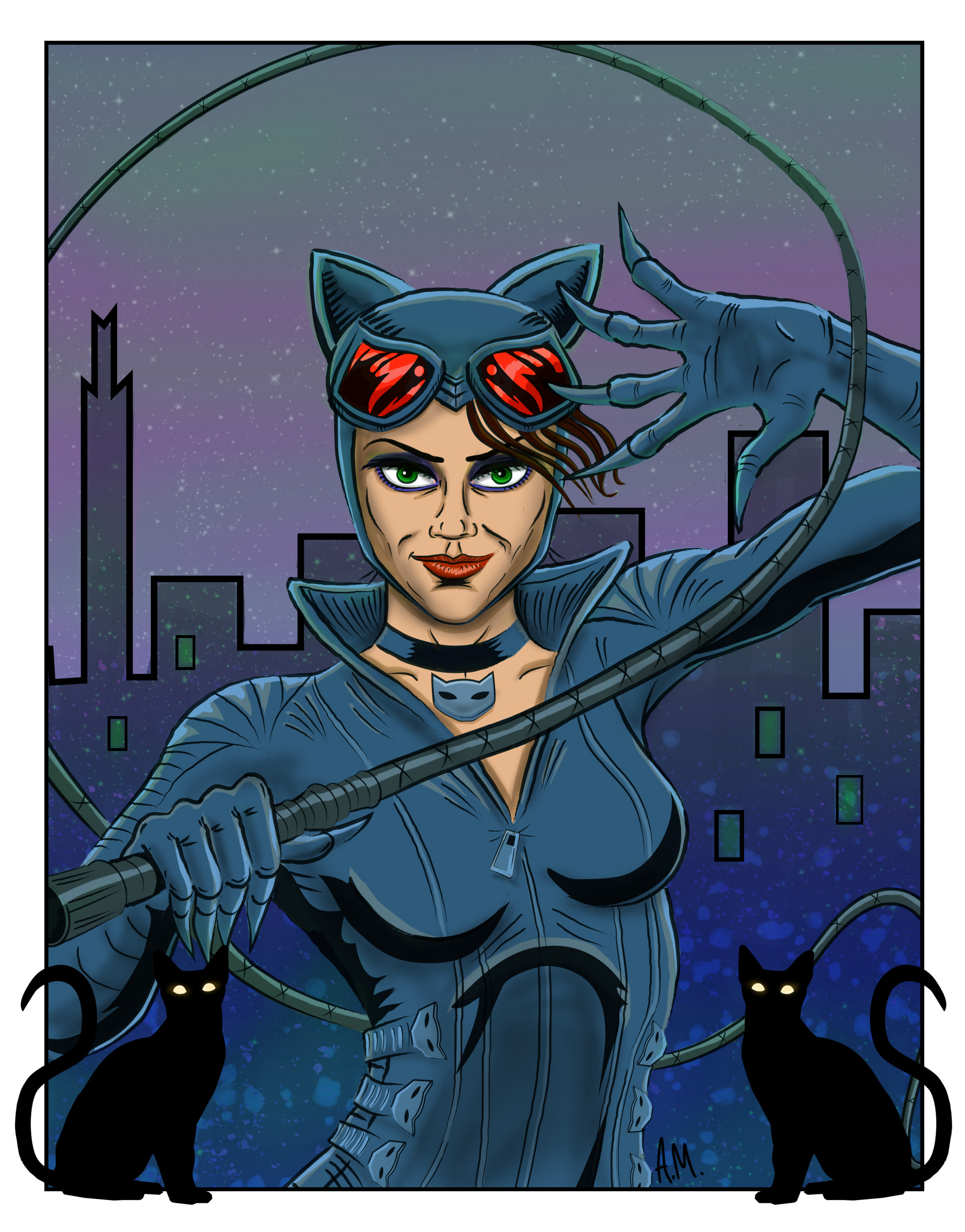 McKissen Illustrations - Catwoman Fan Art