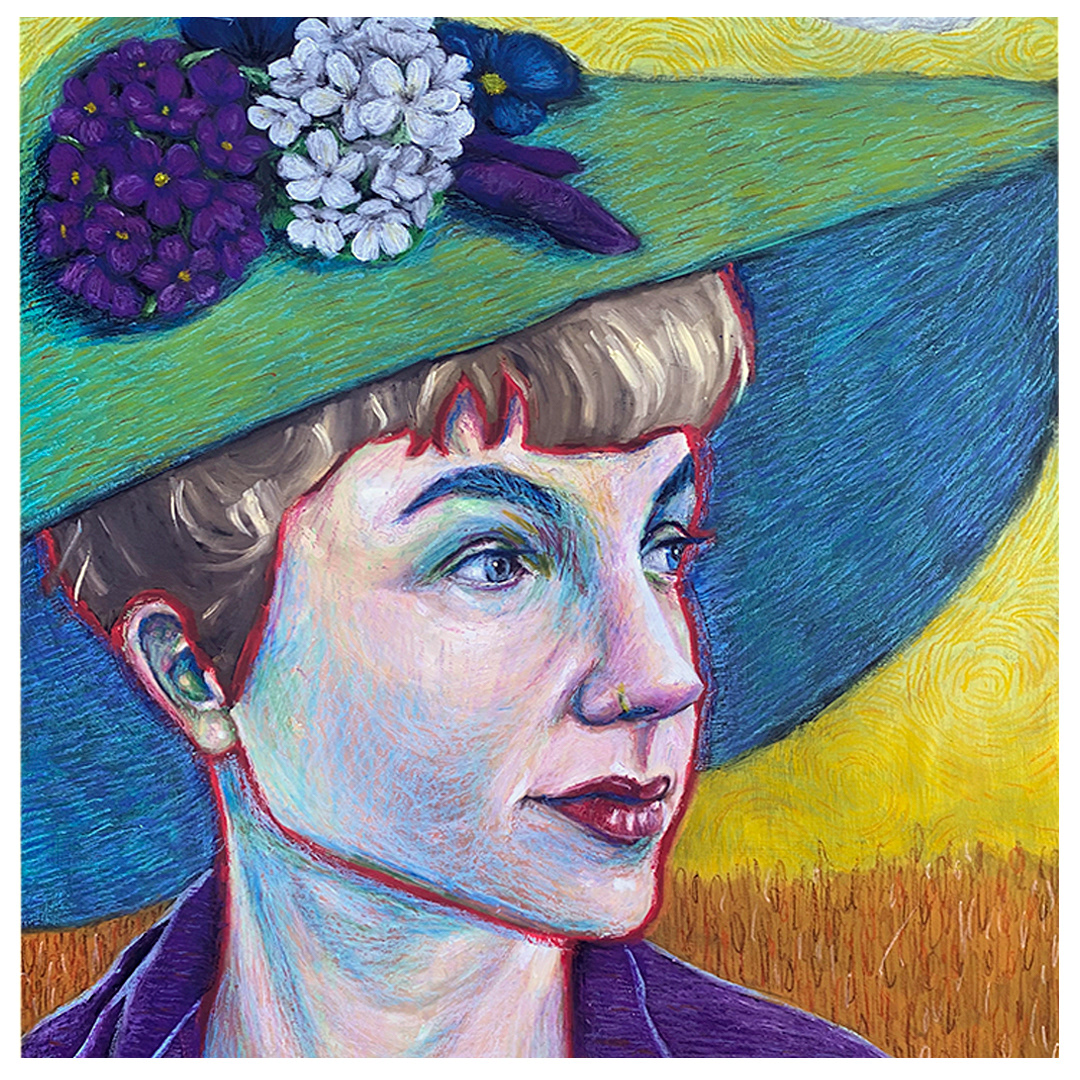 REBEKKA IN LATE SUMMER (oil on wood, 60x80cm)