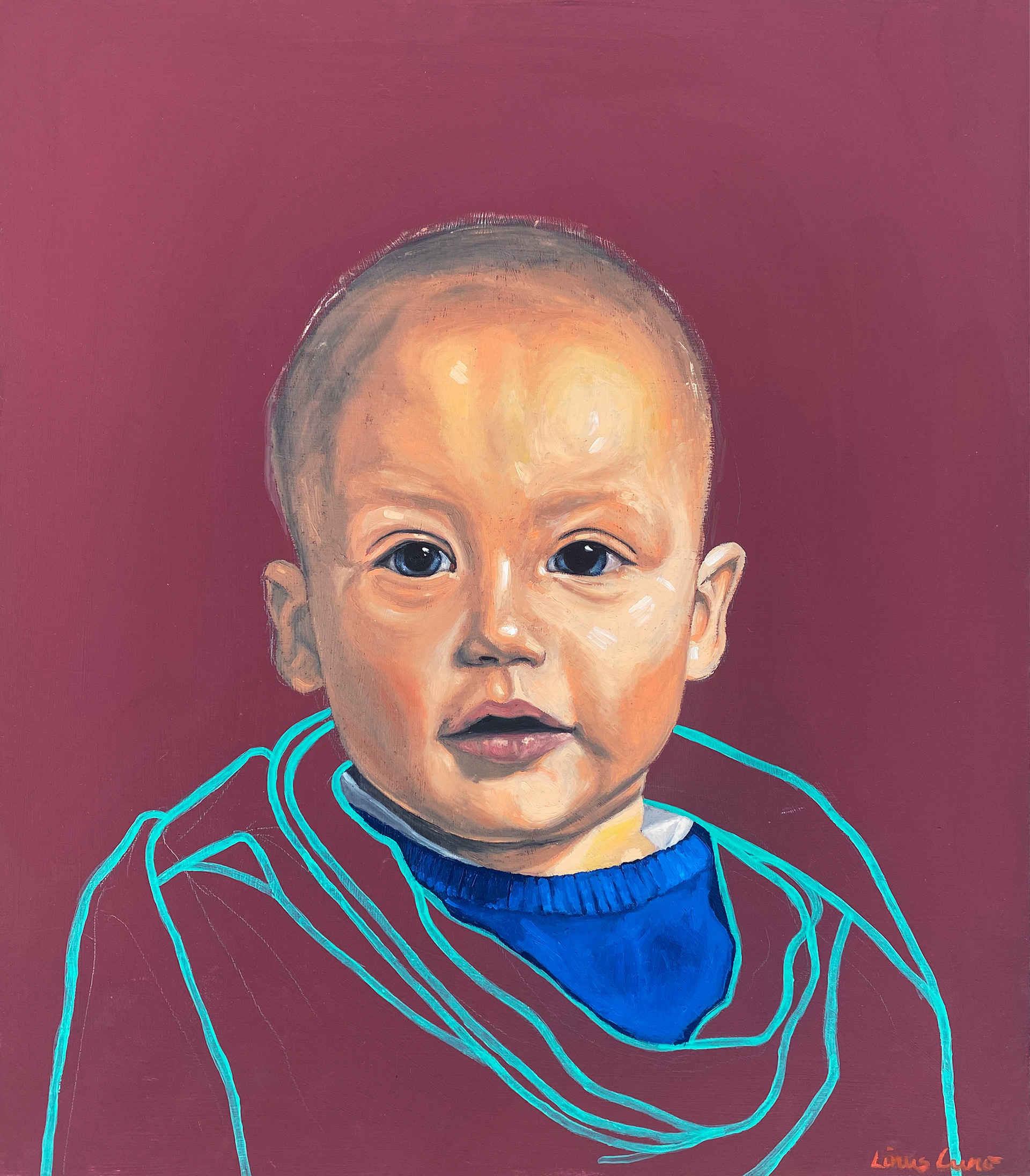 FRISO (Oil on wood, 40x50 cm)