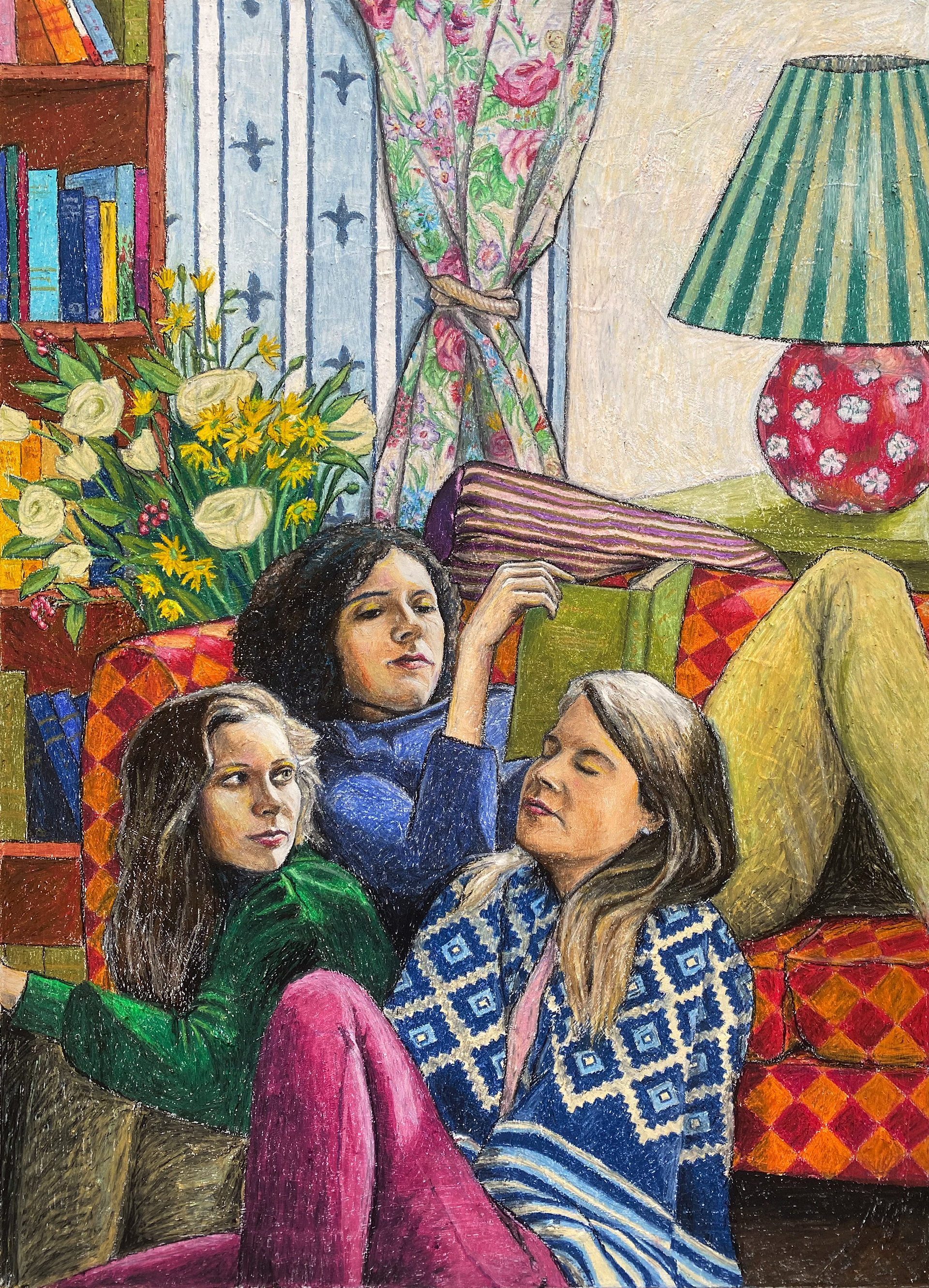 JUST FIVE MORE MINUTES (Oil on canvas, 140x100cm)