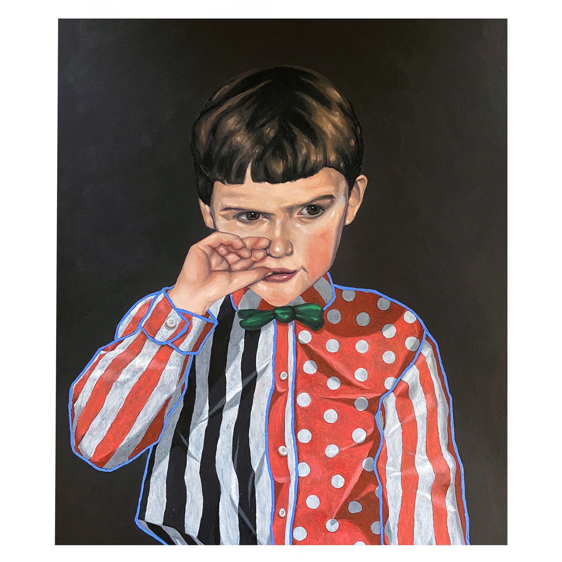 SING ON (Oil on wood, 80x60cm)