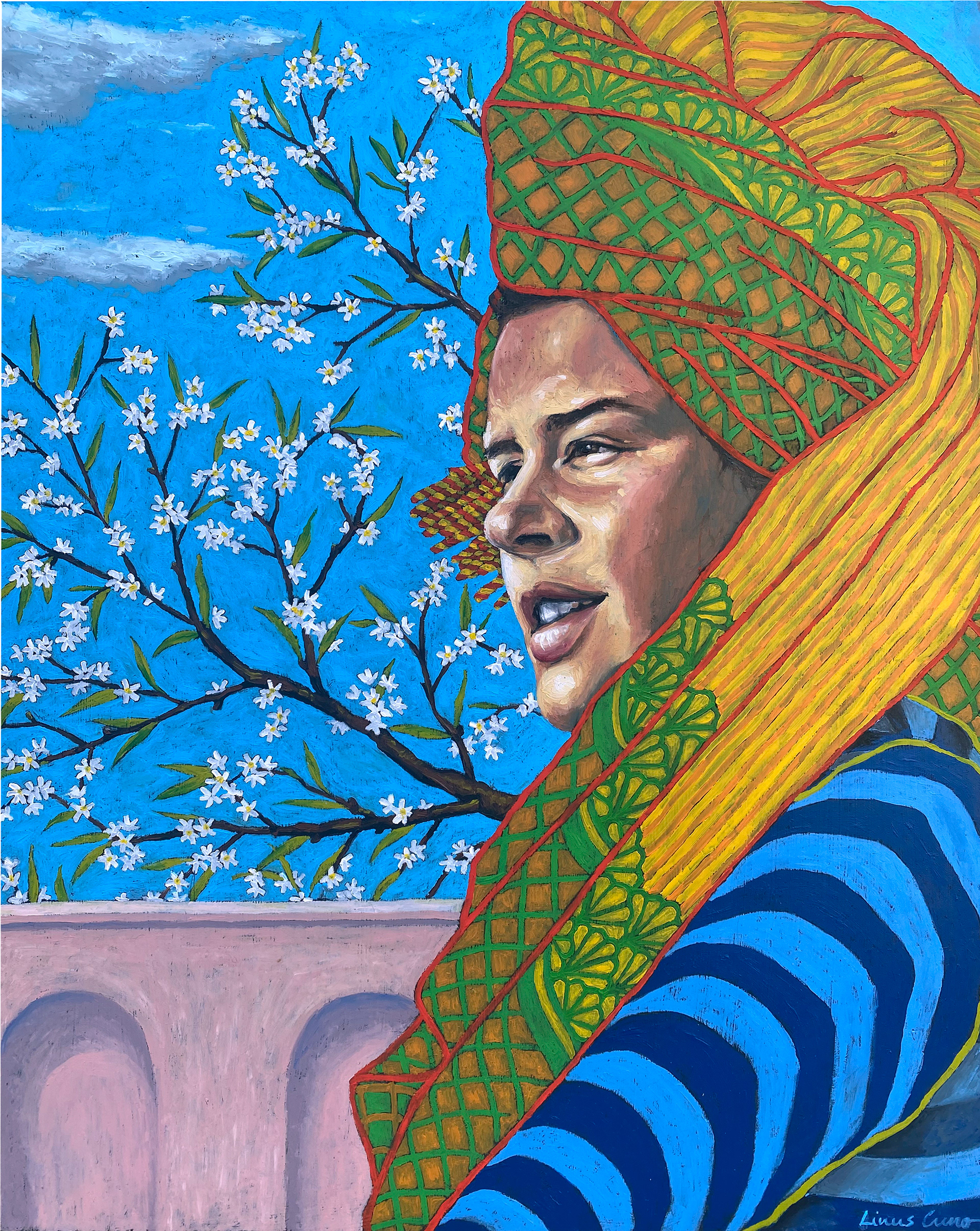 FRÜHLING (Oil on wood, 40x50cm)