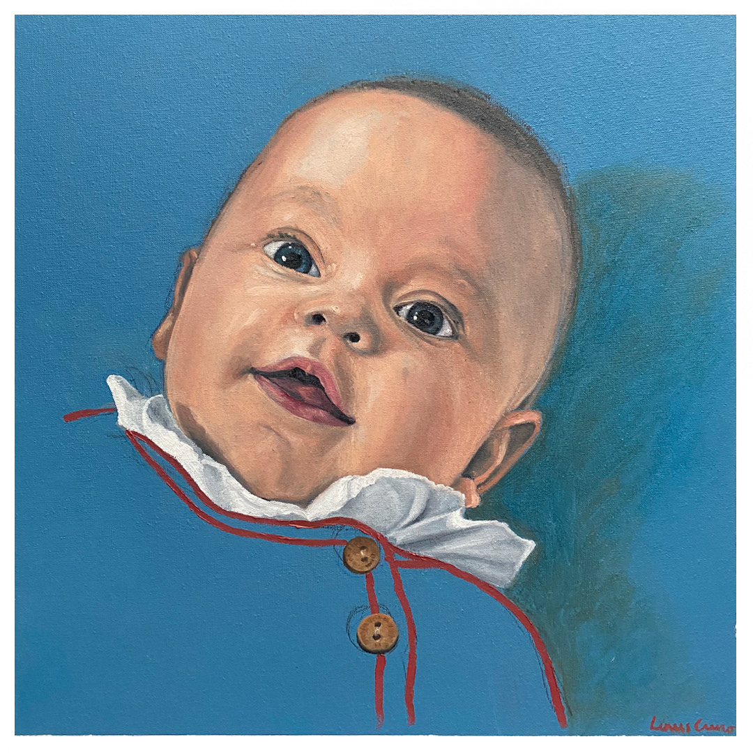 CARLA (Oil on HDF, 40x40cm)