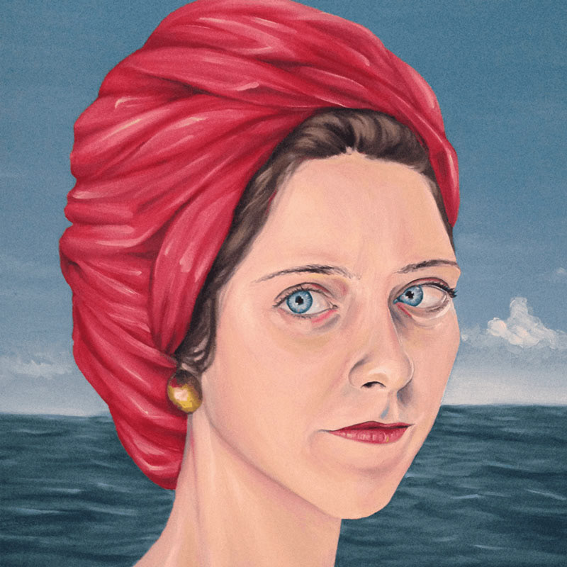 THE QUEEN (Oil on Canvas, 120x100cm)