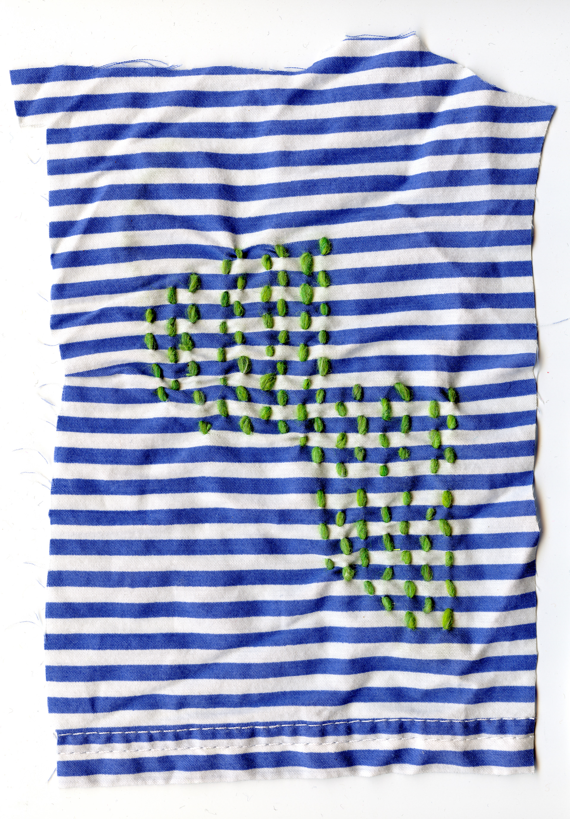Sketch, Sashiko Embroidery, Inspired by Heimtextil Trend 21/22 Repurpose