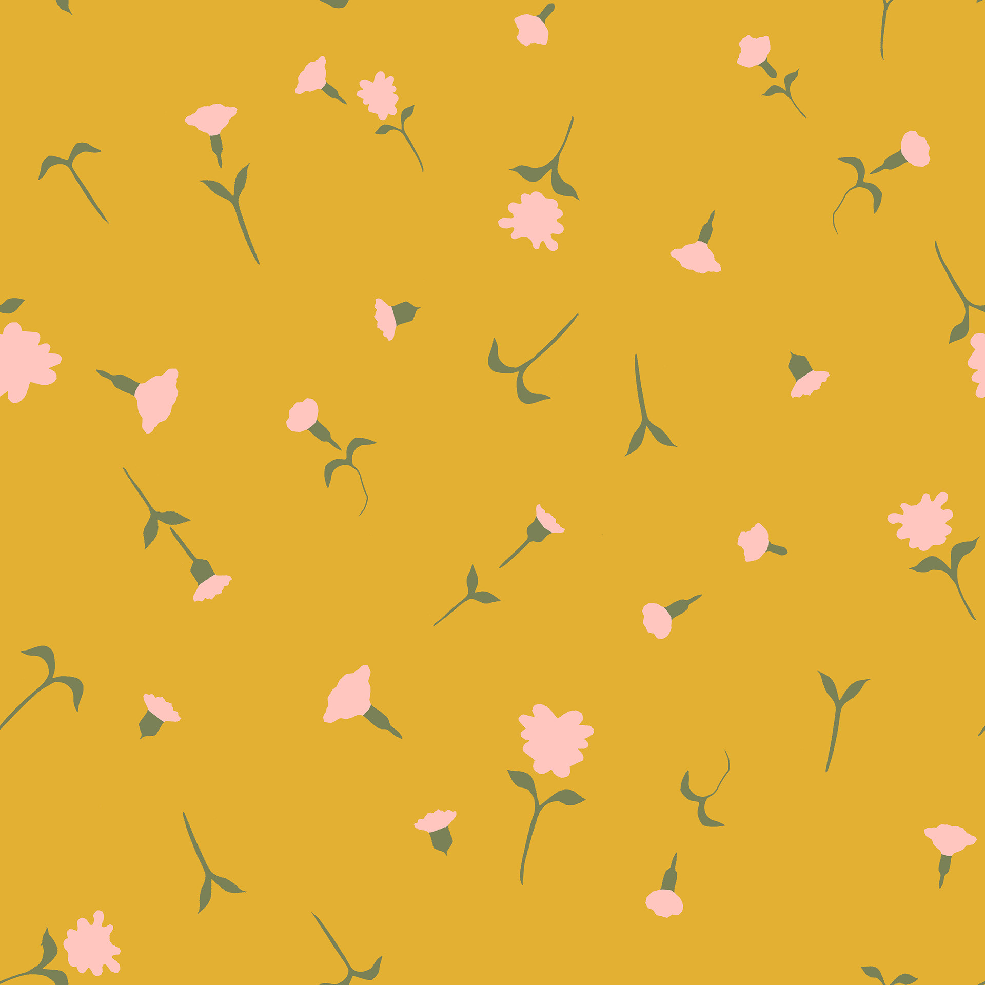 Pattern Putoavat Leikkokukat ~ Falling Flowers (2021), Inspired by Heimtextil Trend 21/22 Repurpose
