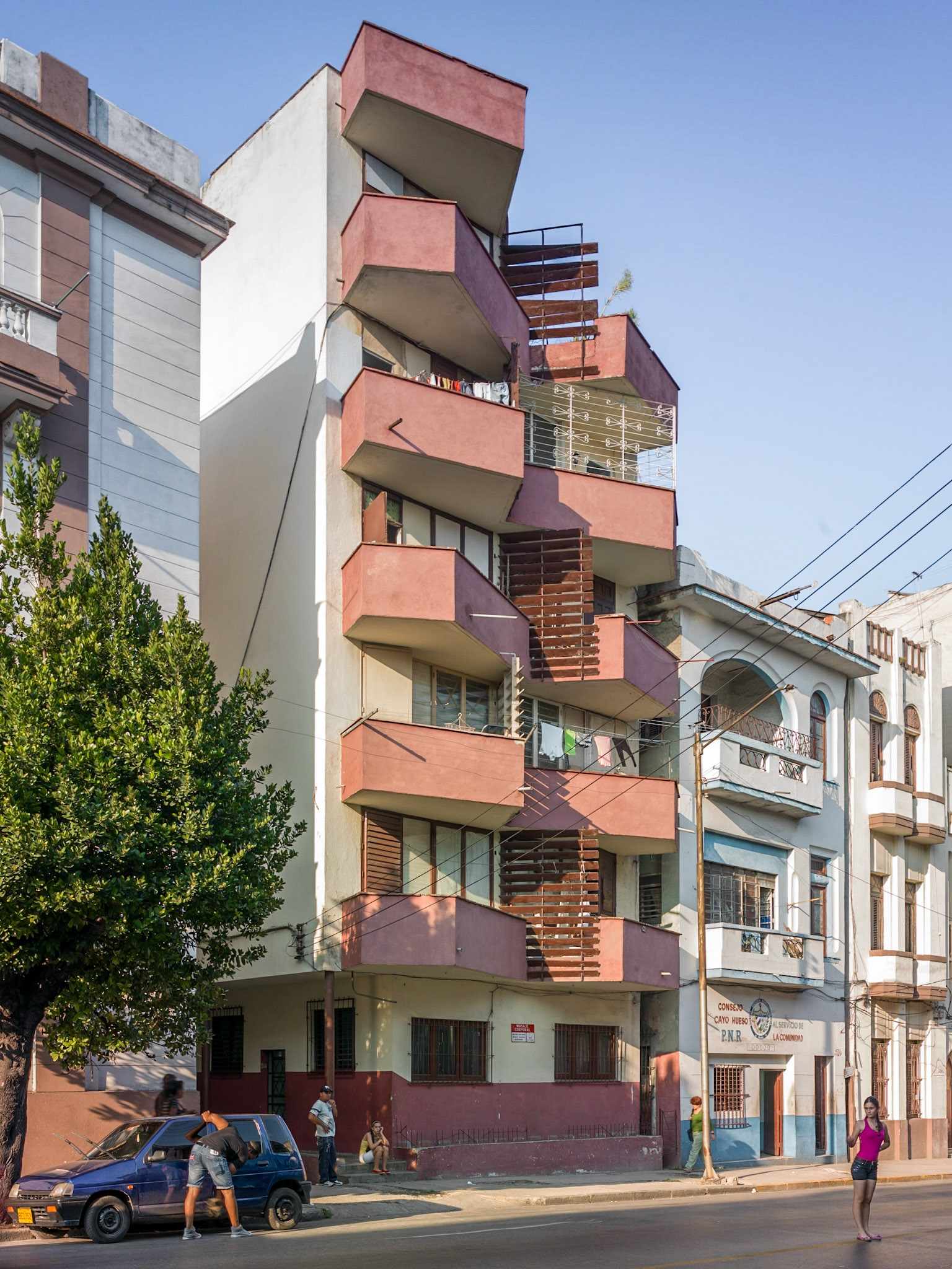 1944, Architect: Max Borges Recio, #1016 San Lazaro, El Centro, Havana, Cuba