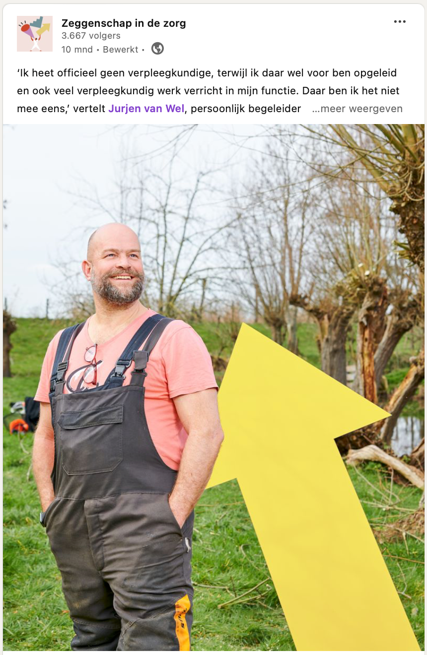 Zeggenschap in de Zorg -Jeroen Berends