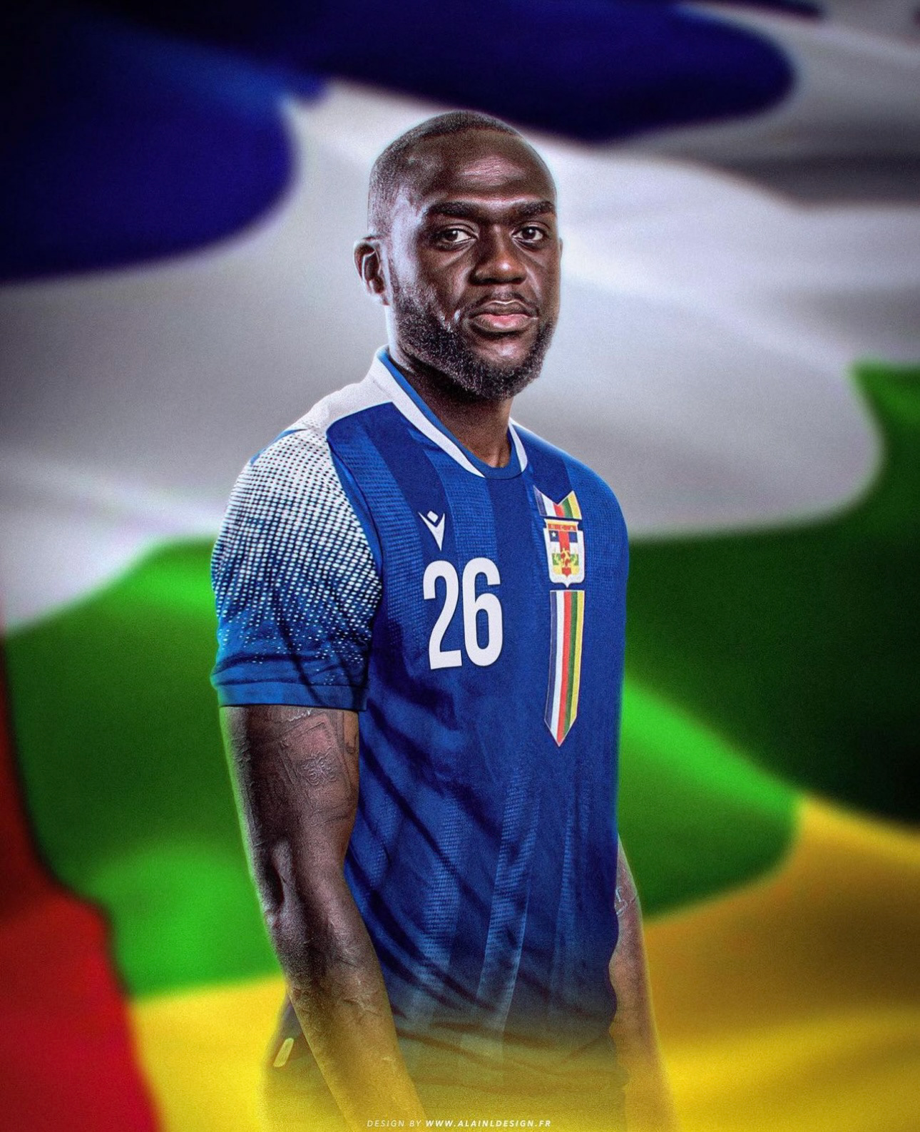 Amos YOUGA ( Footballeur du CSKA Sofia et International CentreAfricain )