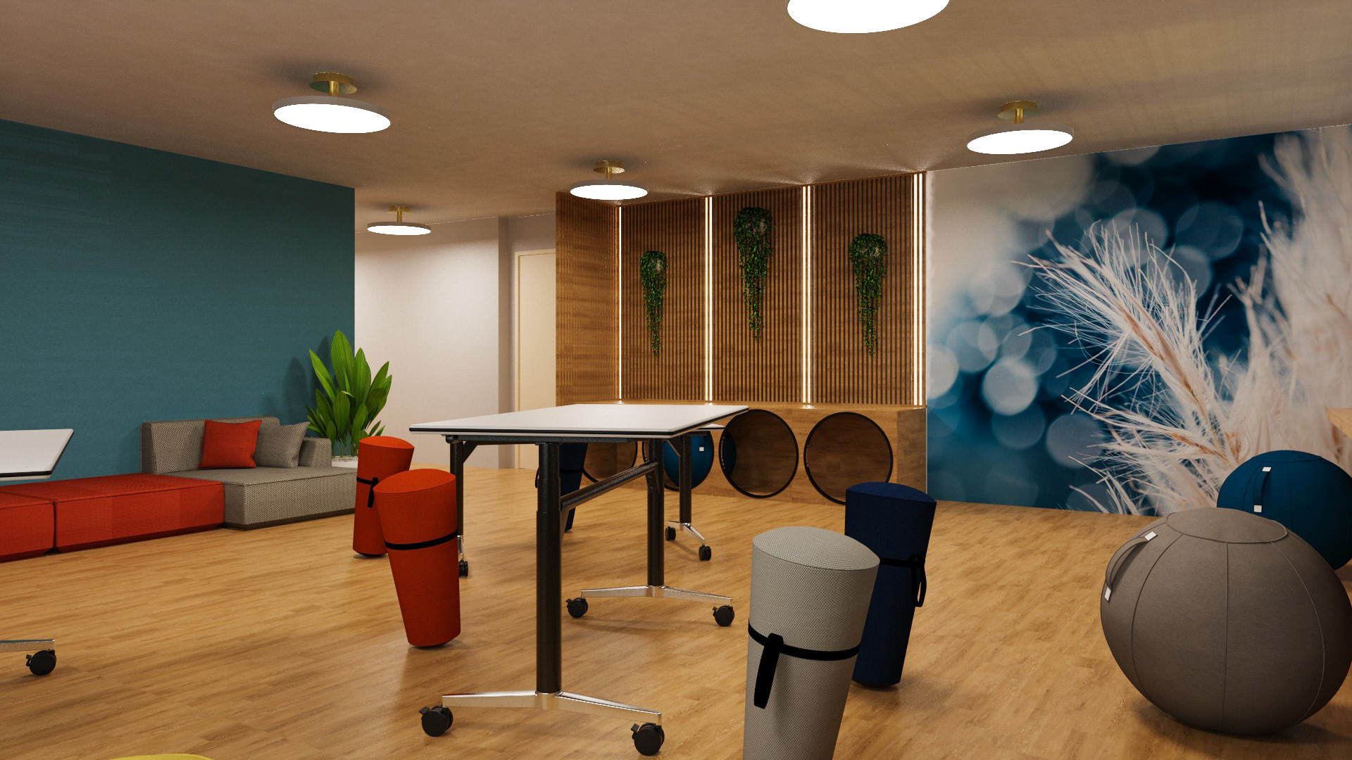 creative office tables and chairs