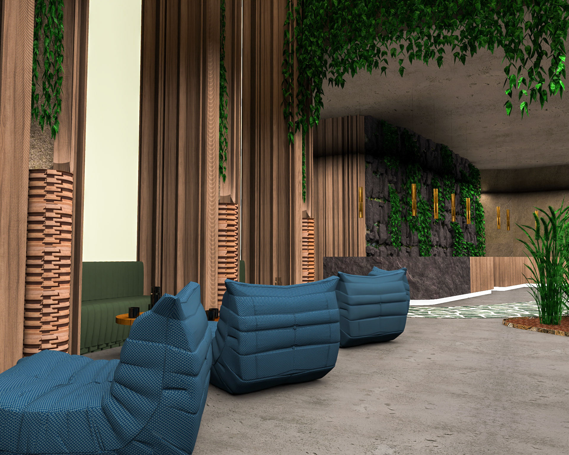 reception and waiting area