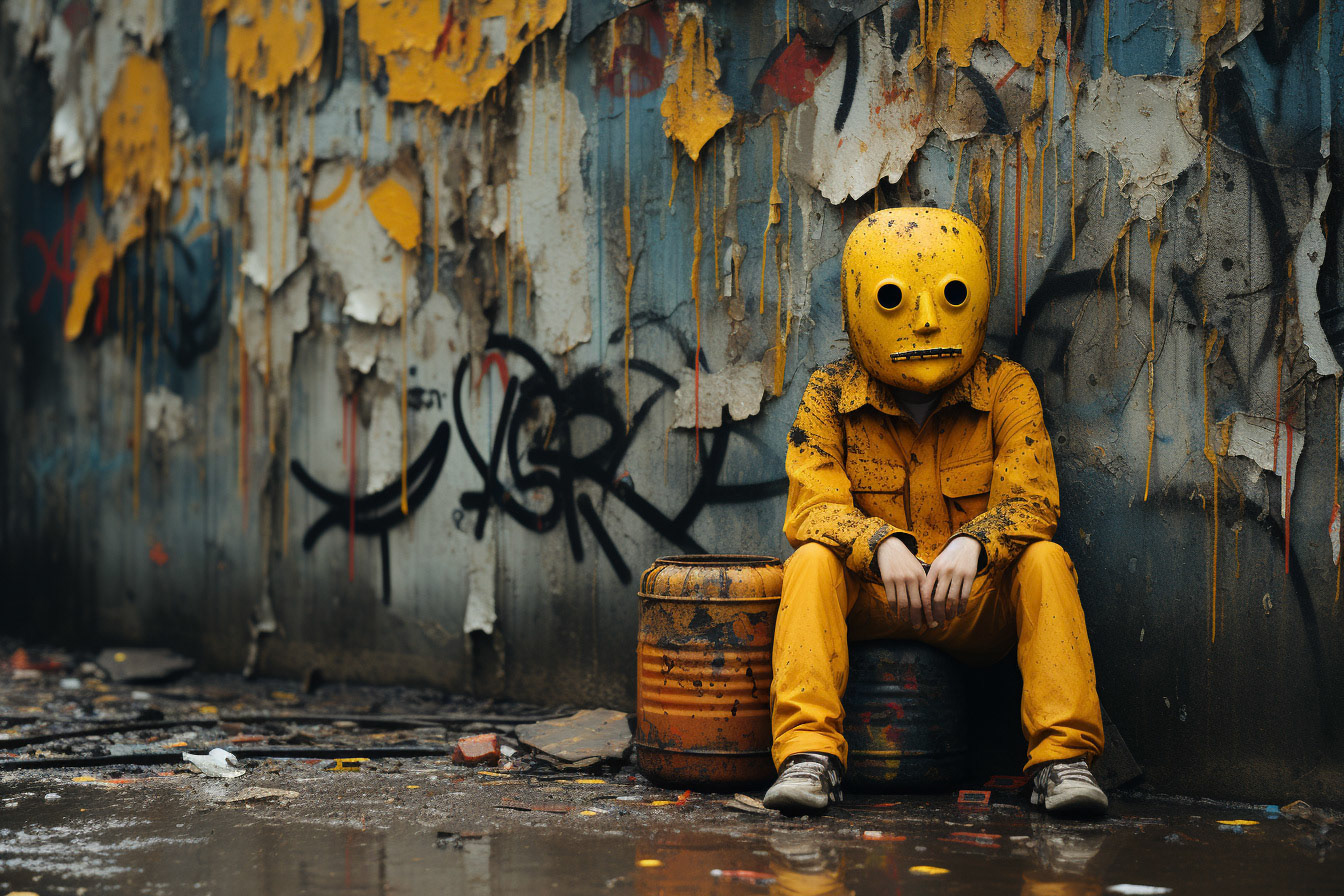 a mood of being lonesome, angry about one self, sad about everything that happened. Abstract photography --ar 3:2 --style raw --stylize 750 --v 5.2 Job ID: 086c1cf4-e23b-46a1-b6d6-06b4a3c73dfe