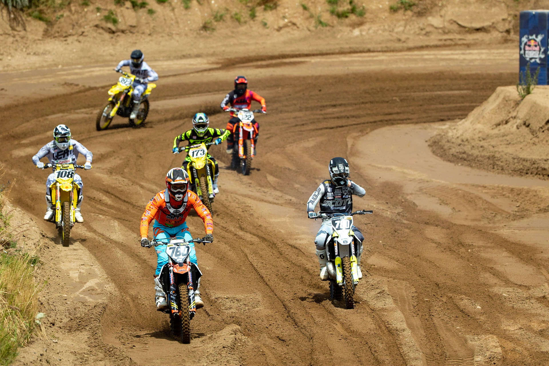 Aufwärmrunde ADAC MX Masters am 21.07.19 auf dem Motorsportanlage in Tensfeld