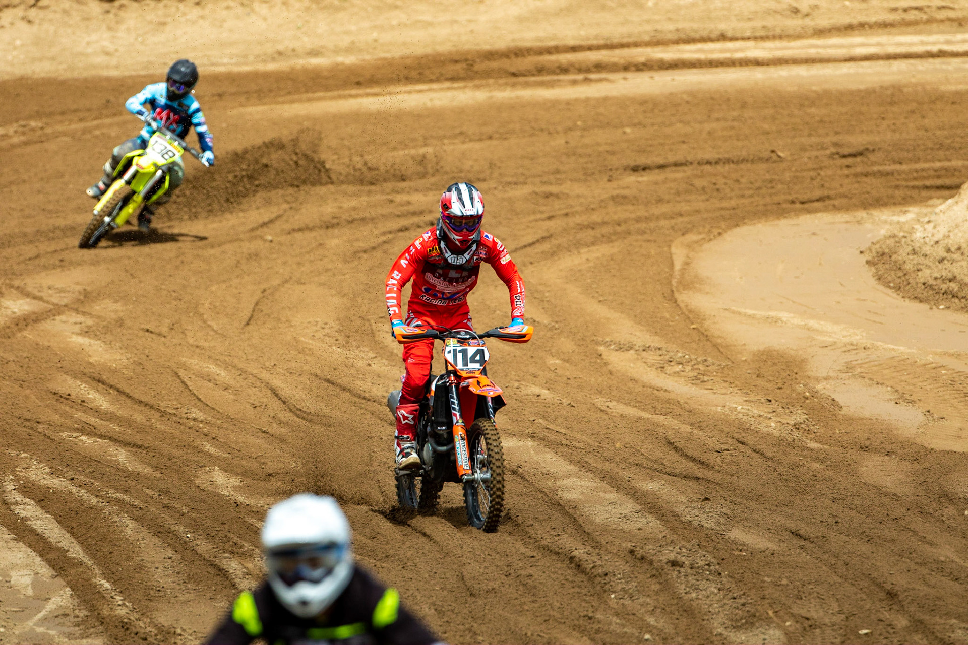 Davide von Zitzewitz (114) beim ADAC MX Masters am 21.07.19 auf dem Motorsportanlage in Tensfeld