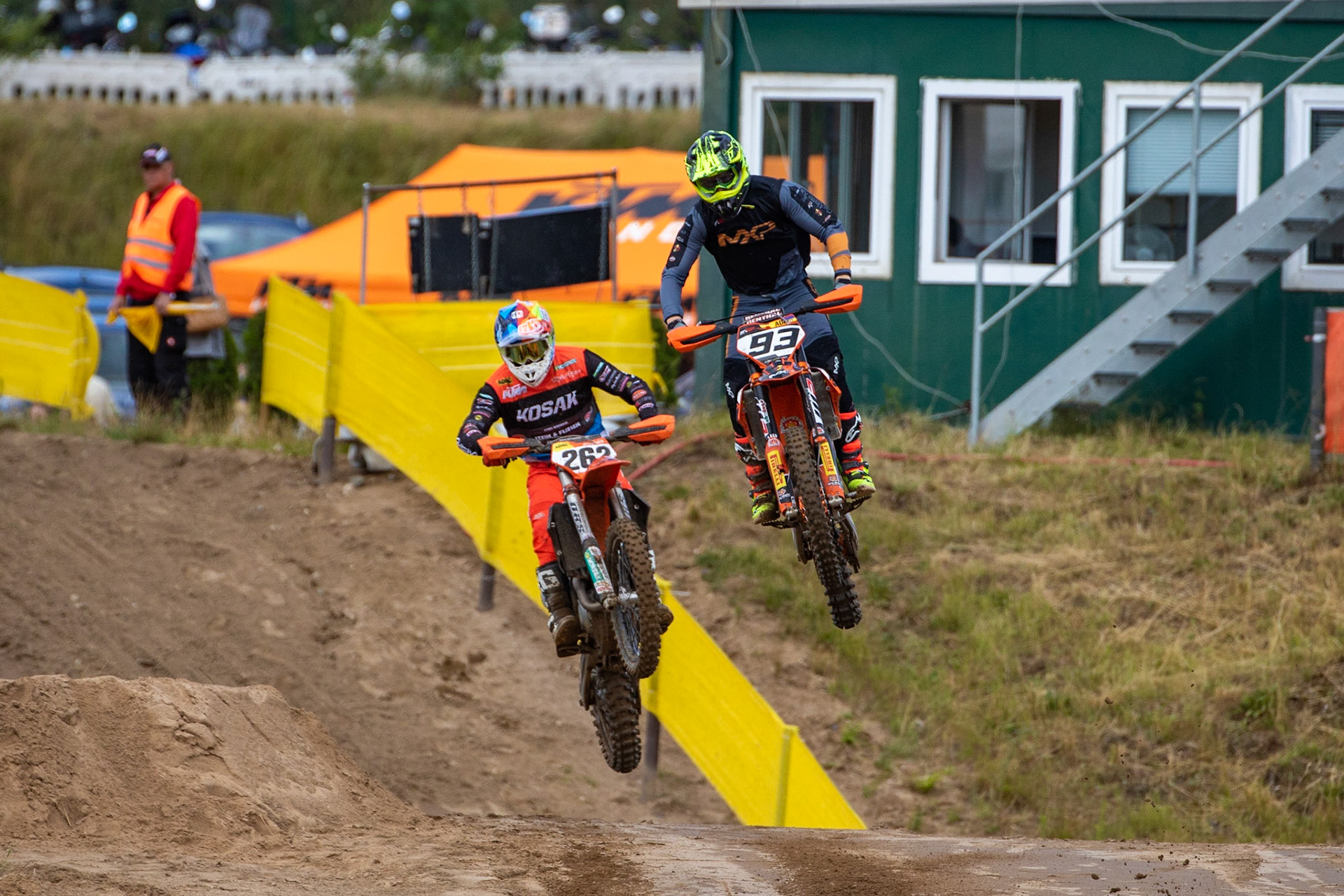 Mike Stender (262) beim ADAC MX Masters am 21.07.19 auf dem Motorsportanlage in Tensfeld