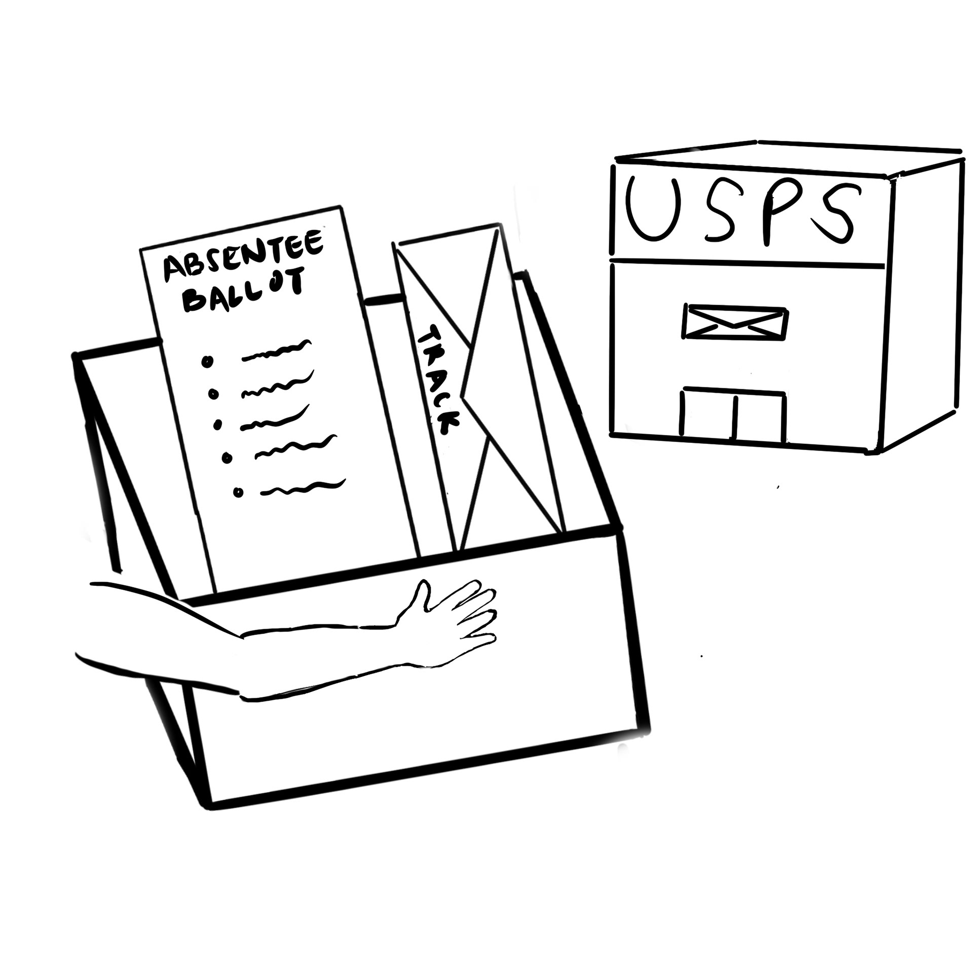 receive absentee ballot and vote by mail