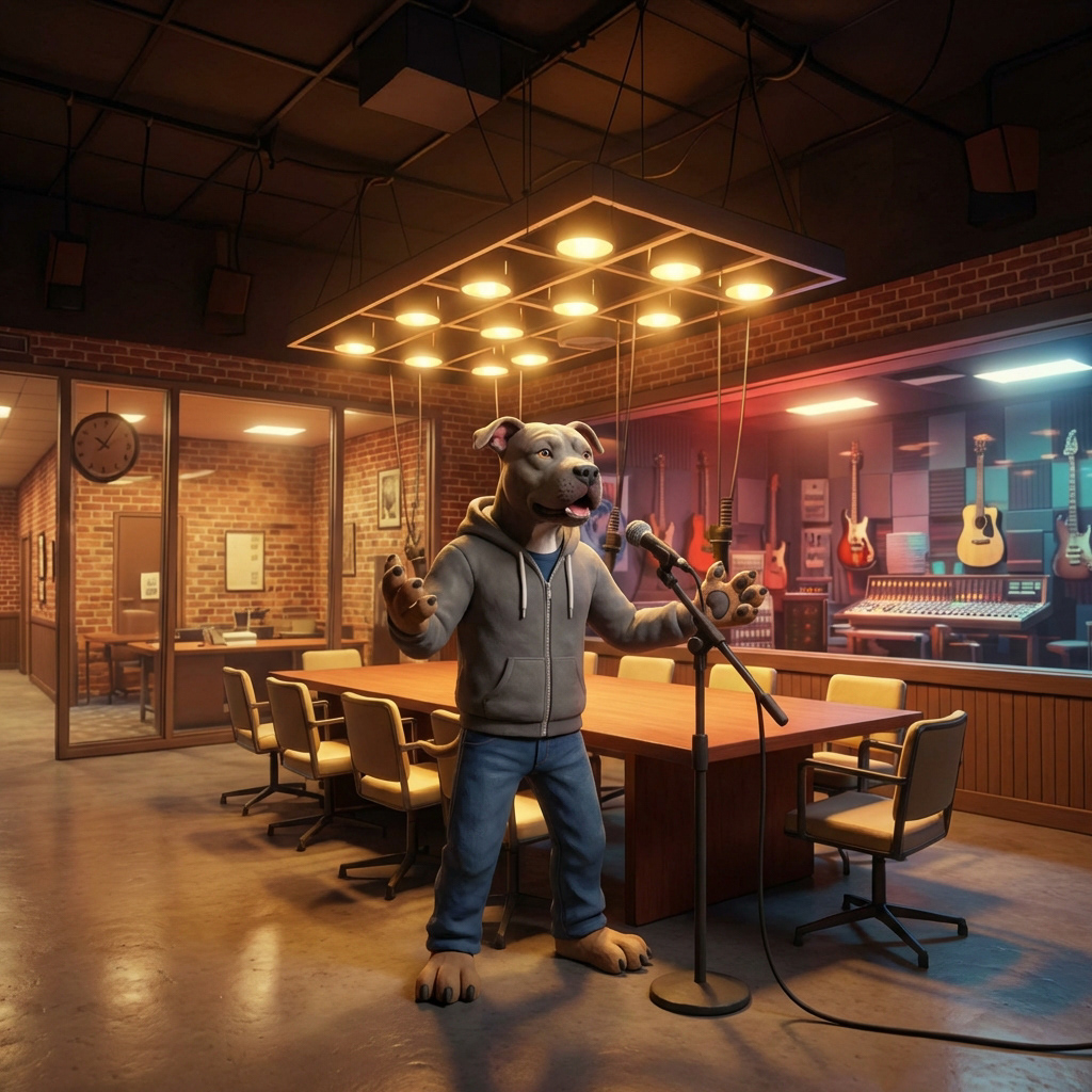 Special Guest Blue in the Boardroom