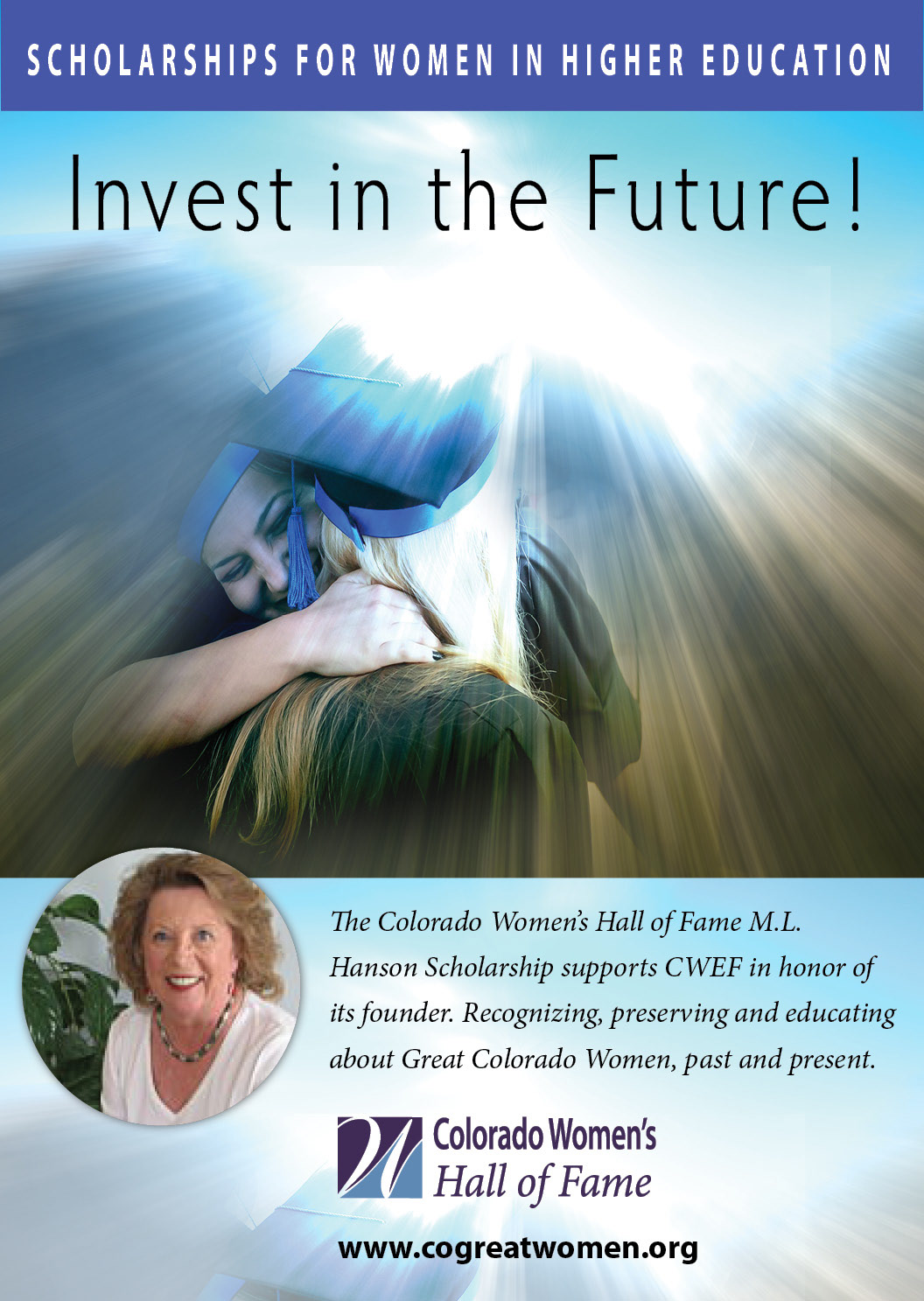 Website graphic for scholarship fund